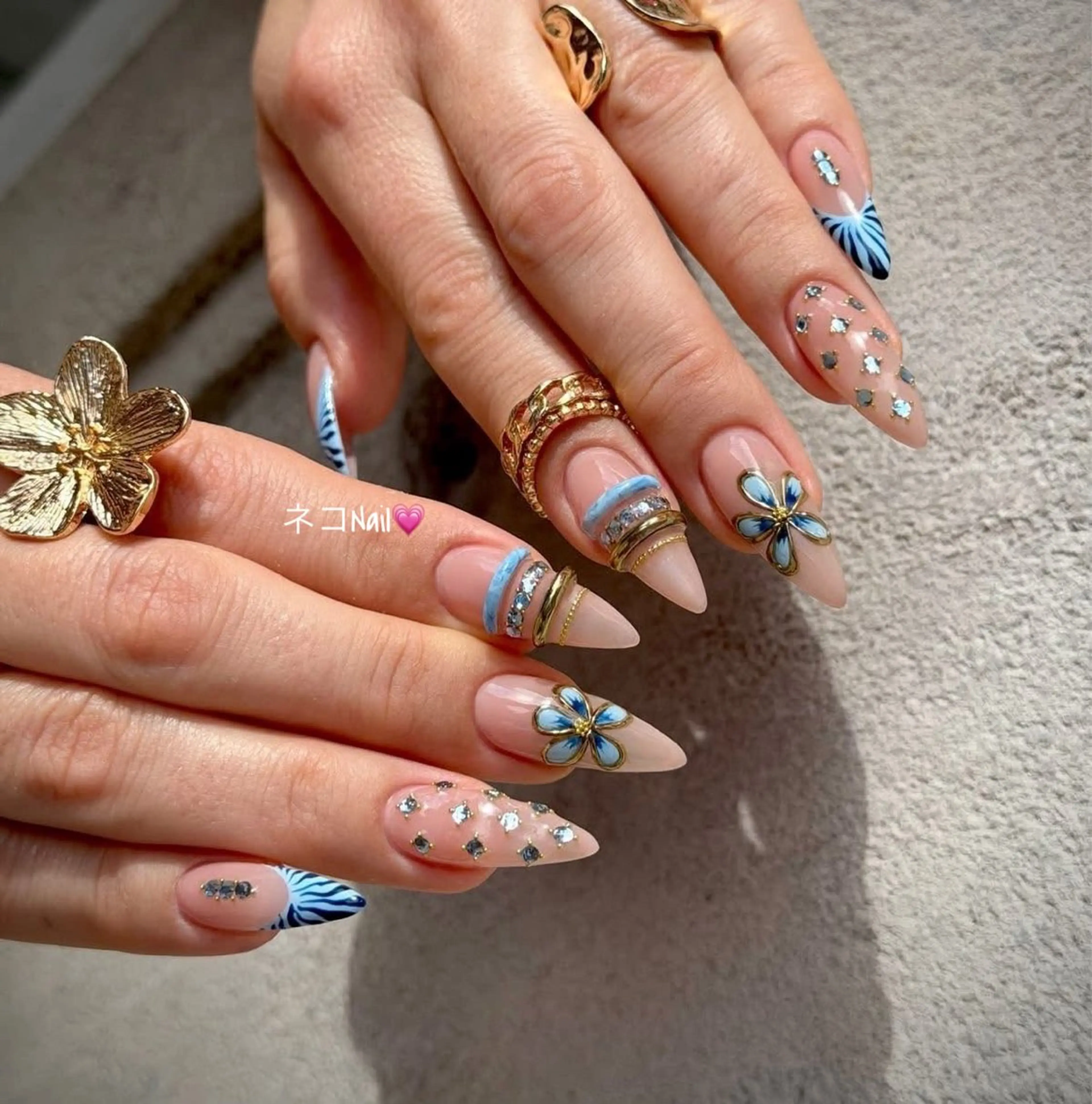 ネイル 韓国ネイル ワンカラーネイル シンプルネイル ハンドネイル ネコ Nailのネイルデザイン