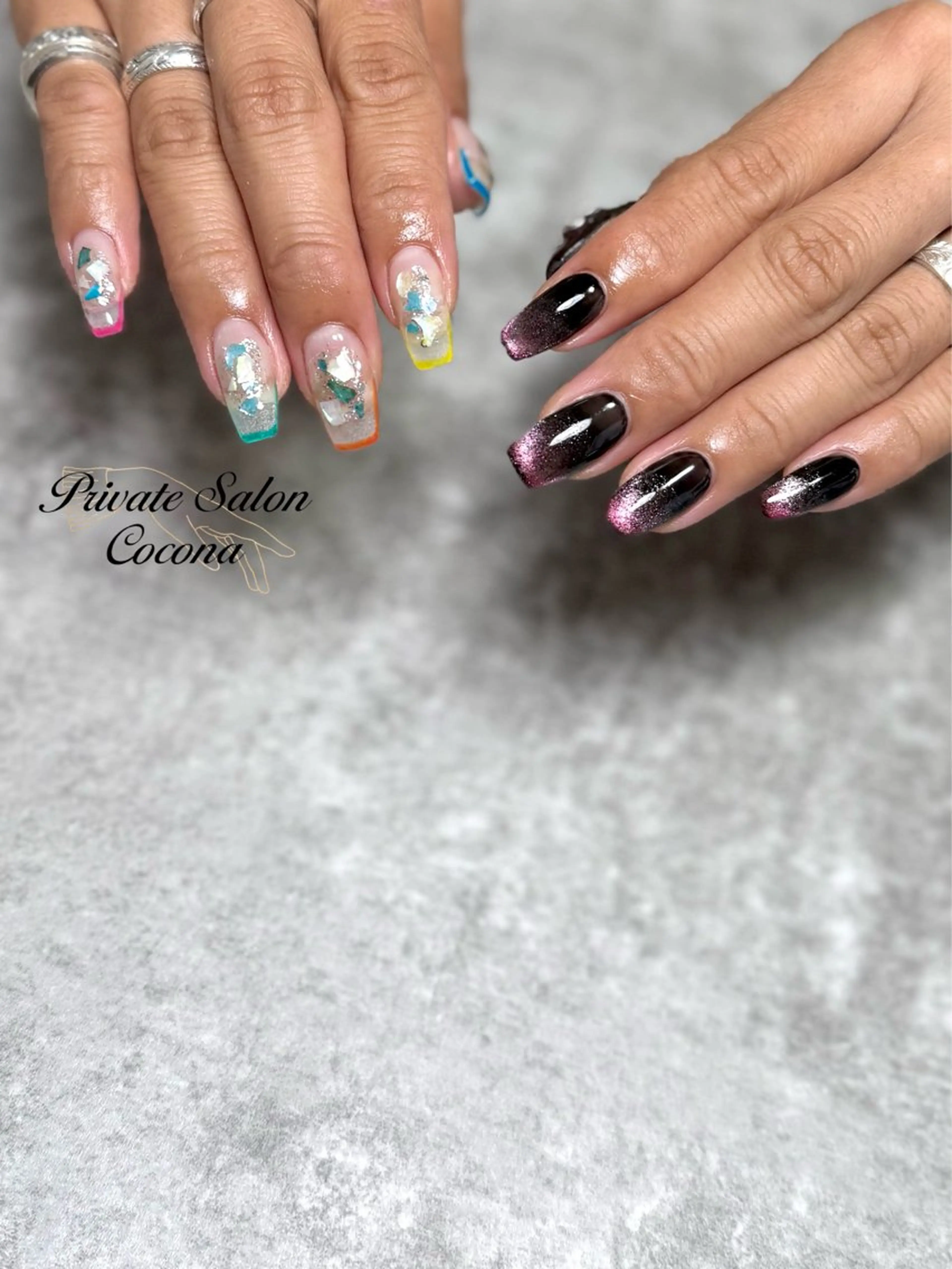 ネイル 持ち込み ハンドネイル プライベートサロン nailcoconaのネイルデザイン