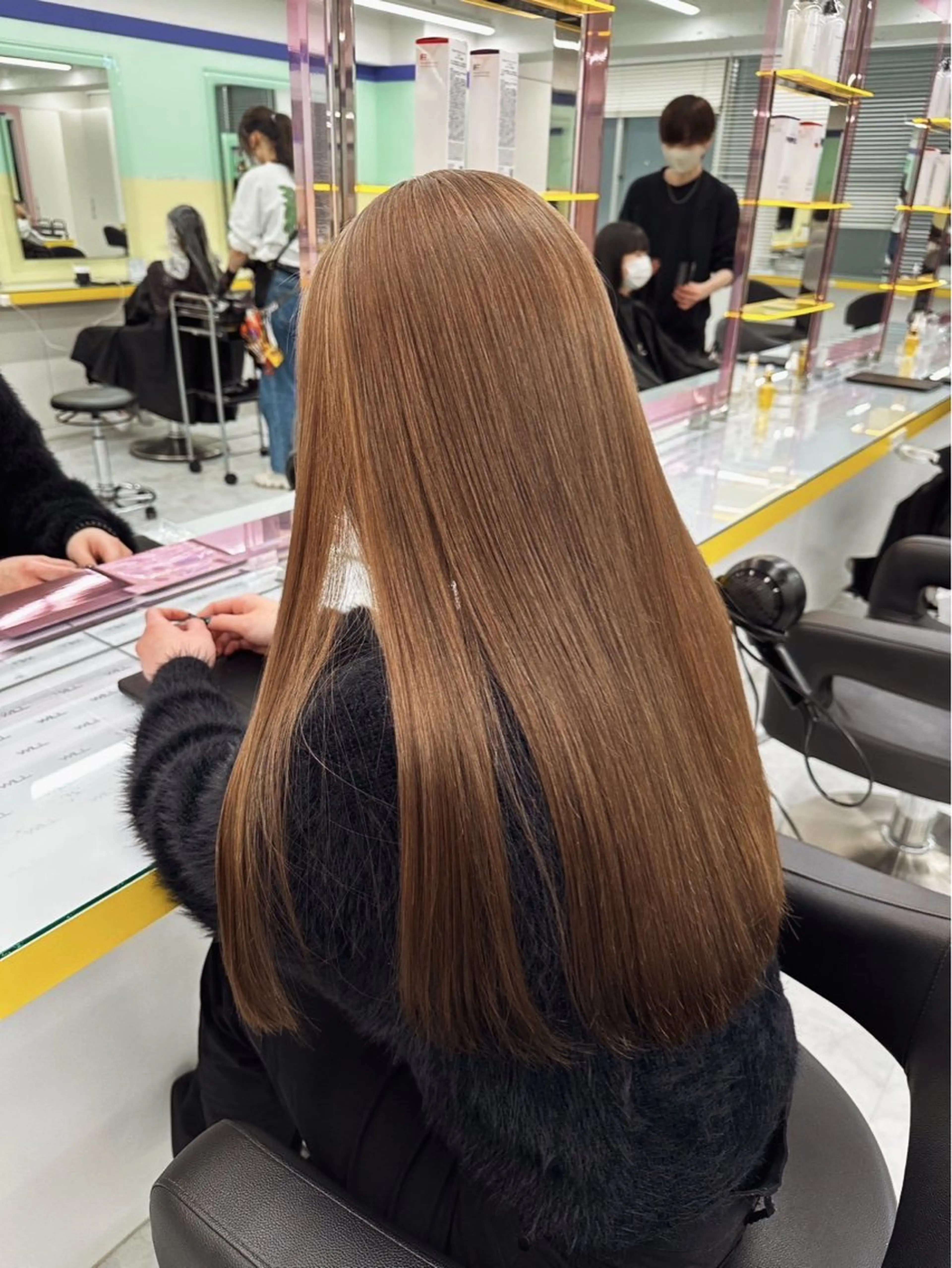 ロング 上品なブラウンカラー 🤎saki🤎のヘアスタイル