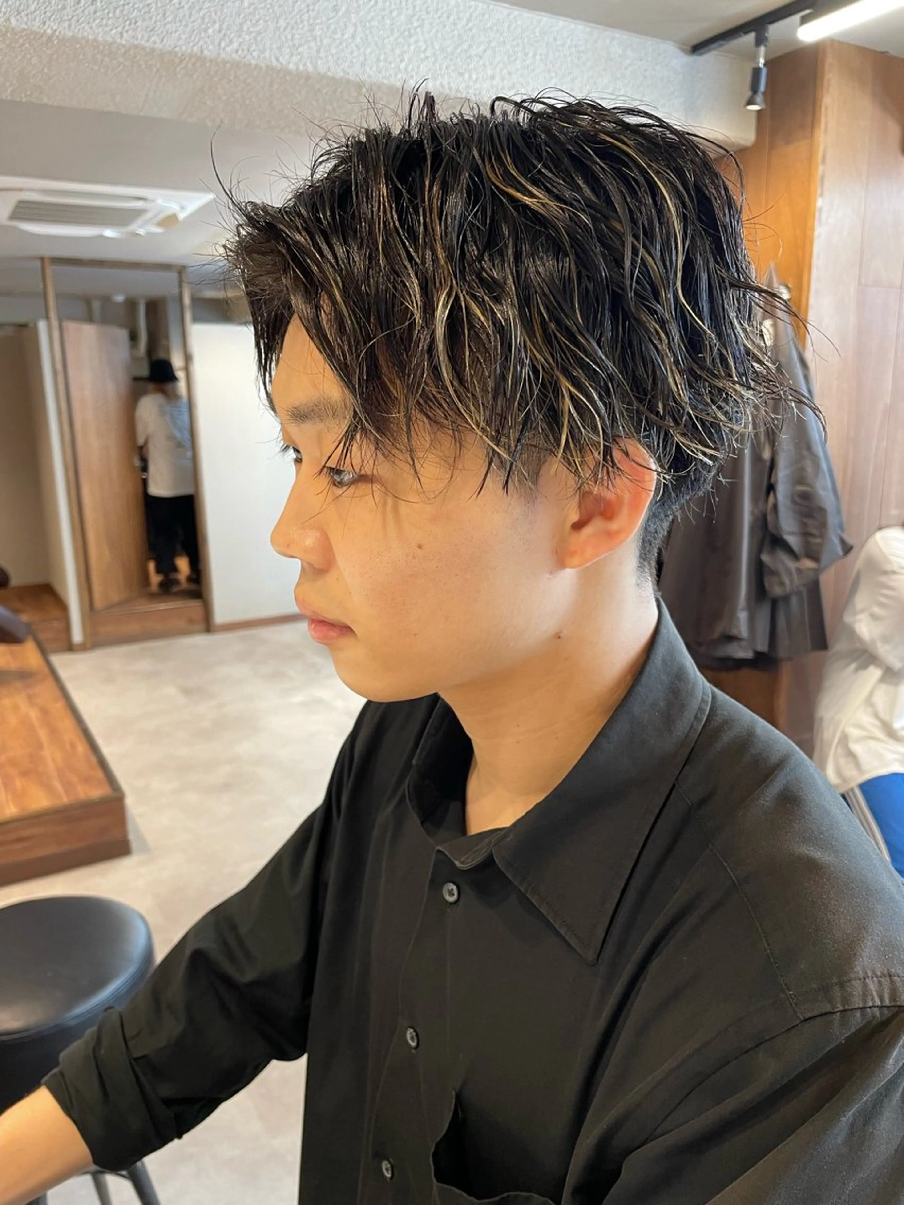 メンズカット+ニュアンスケアパーマ¥10,000の写真