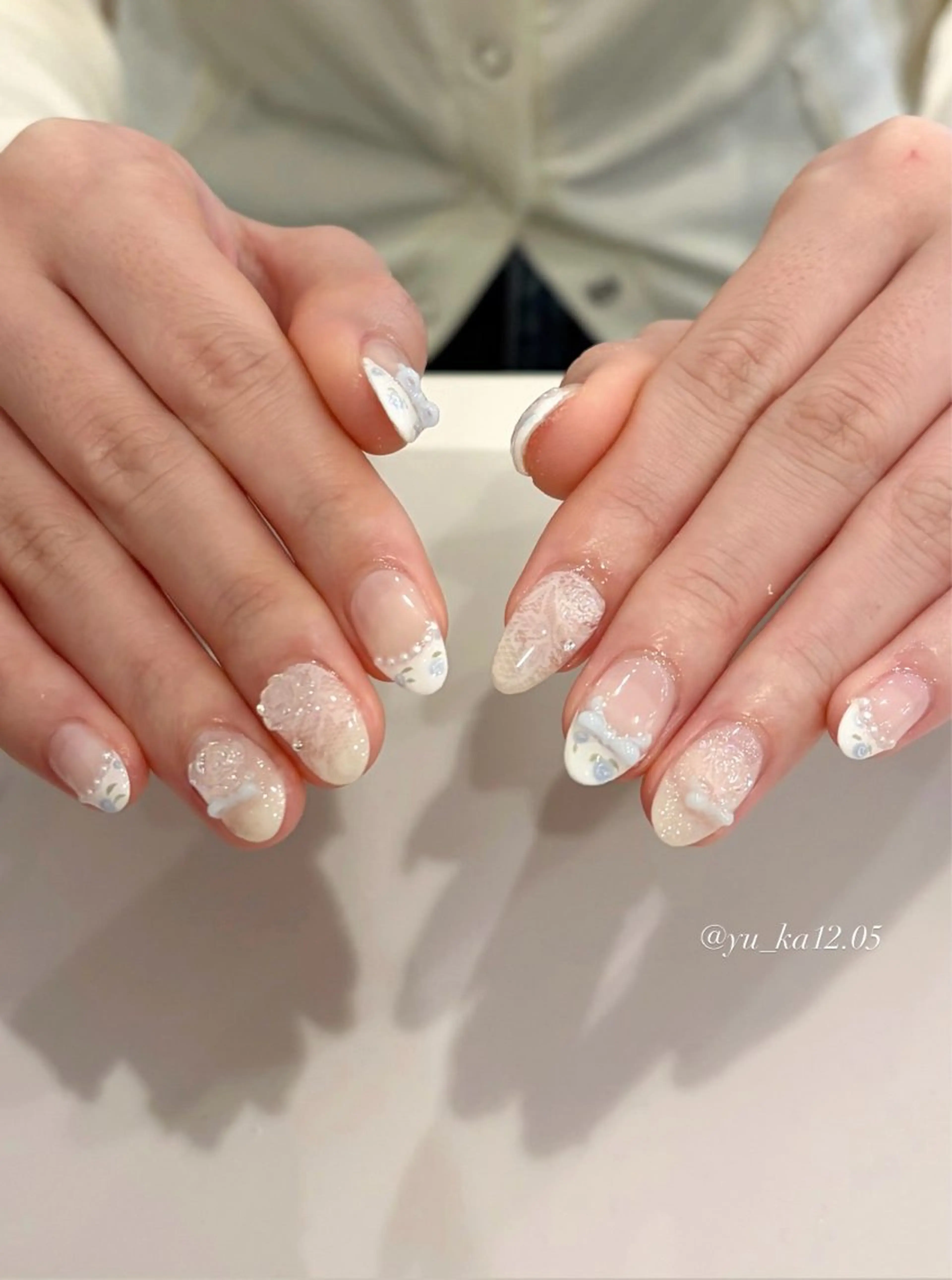 ネイル ハンドネイル 岡崎 佑香のネイルデザイン