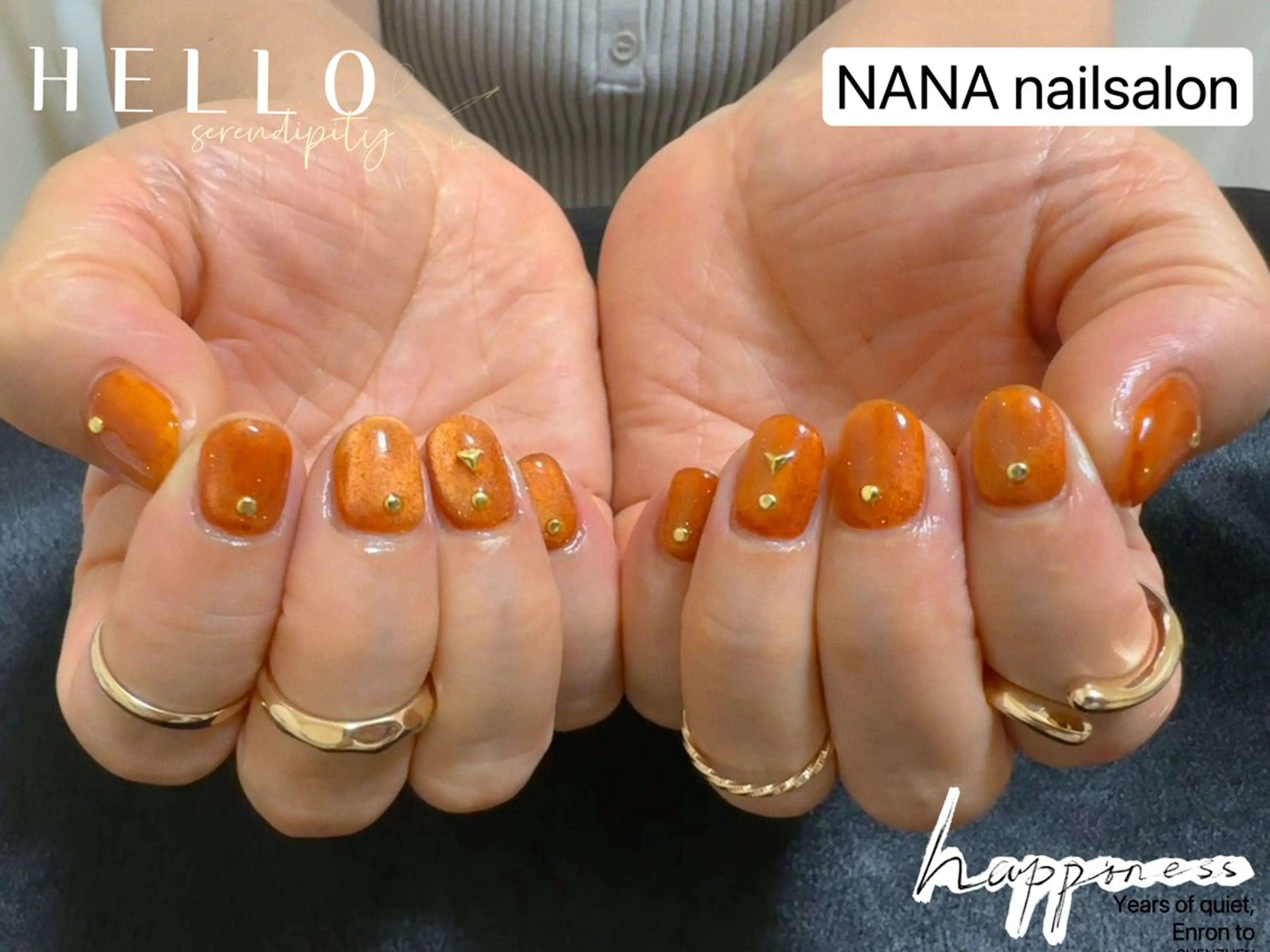 ネイル マグネットネイル ハンドネイル NANA nail salonのネイルデザイン