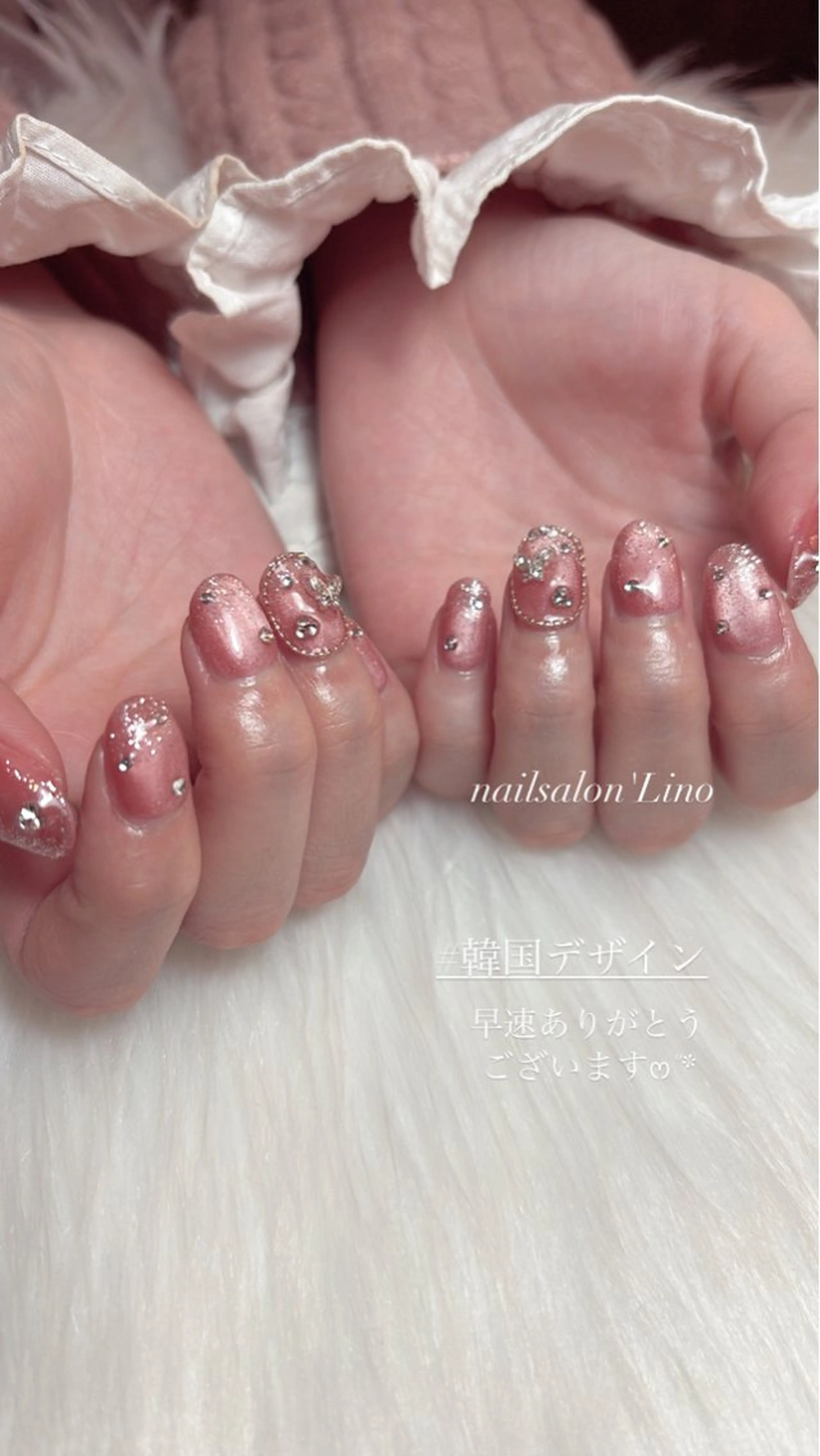 ネイル 韓国ネイル ハンドネイル Lino𓂃⟡.· Chizuruのネイルデザイン