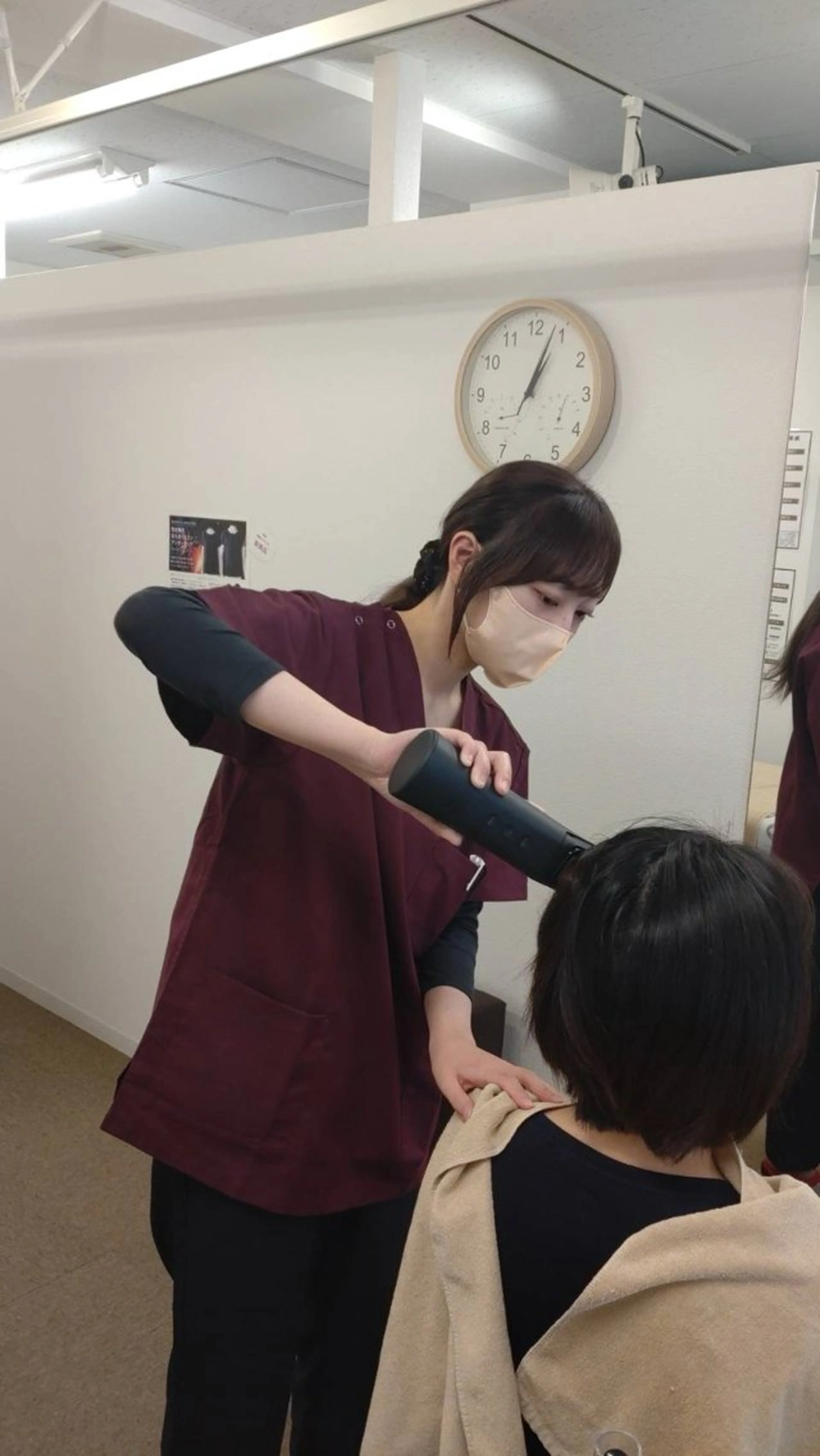 美顔器施術の写真