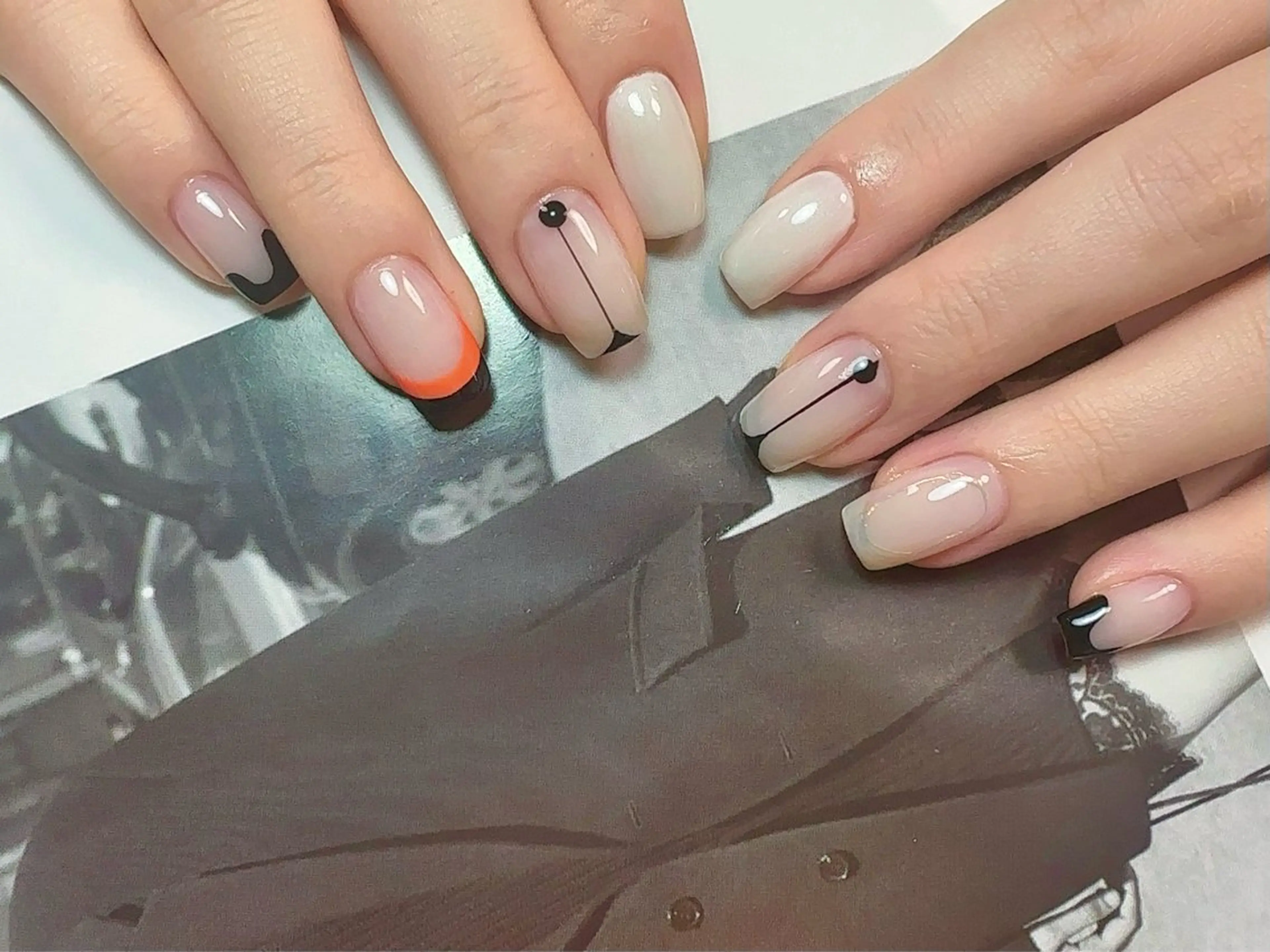 ネイル 成人式 長さ出し フットネイル フレンチネイル ジェルネイル ハンドネイル ハンドケア nail salon Feerieのネイルデザイン