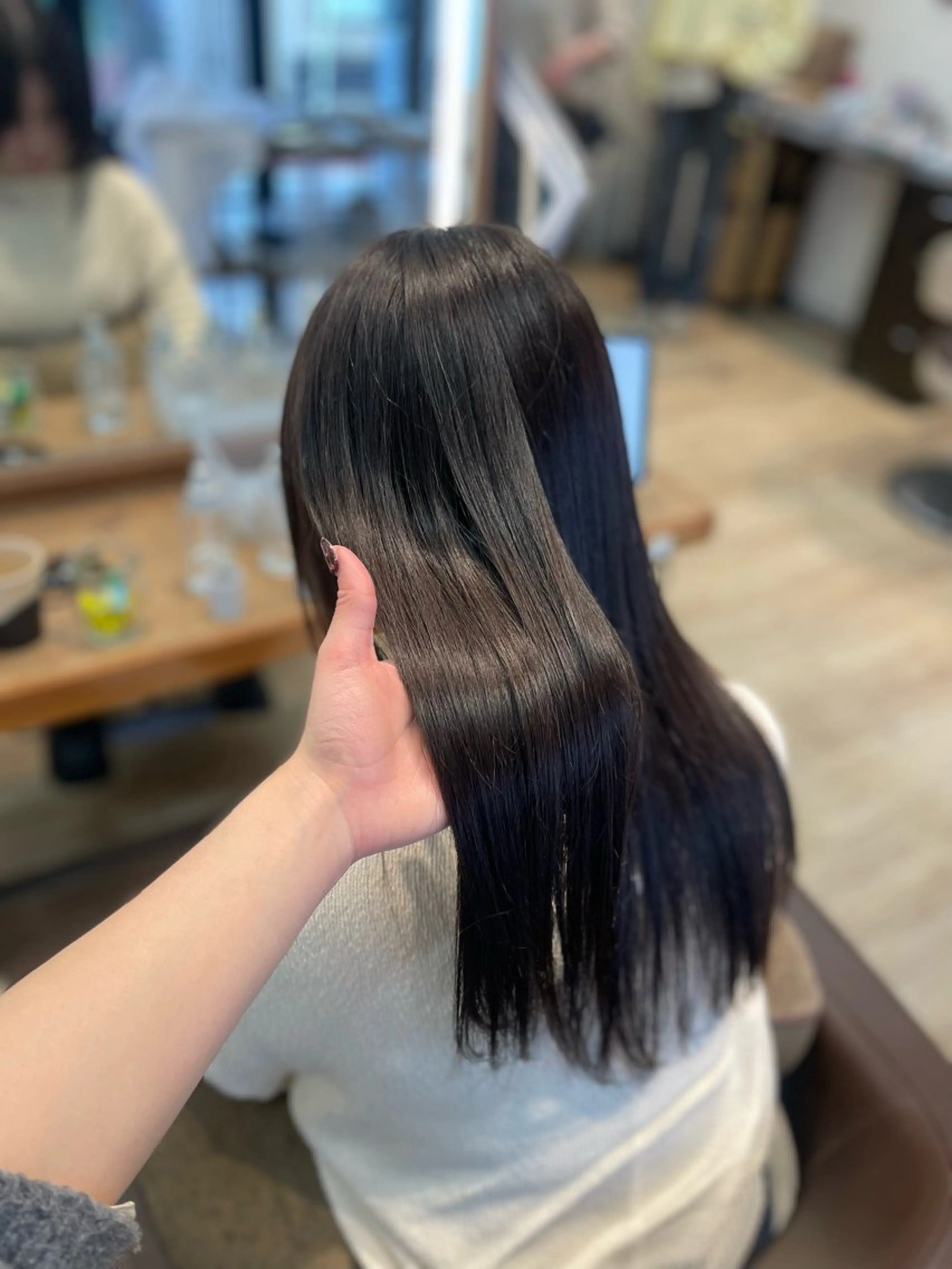 ロング ヘアカラー こいき/赤味消し /艶カラー🎀✨のヘアスタイル