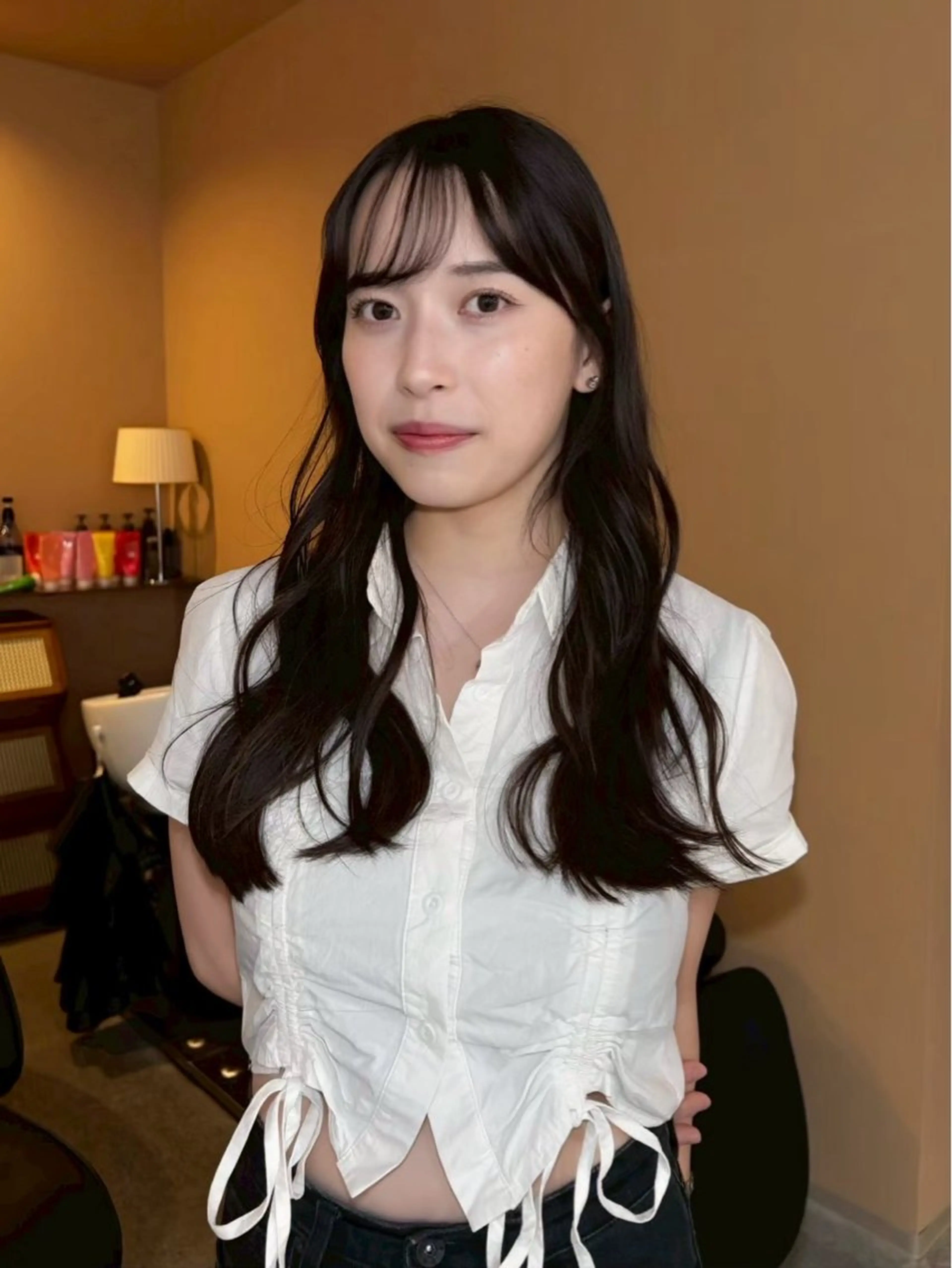 カラー YOKE 桃山台 SAKI♩ ܸのヘアスタイル