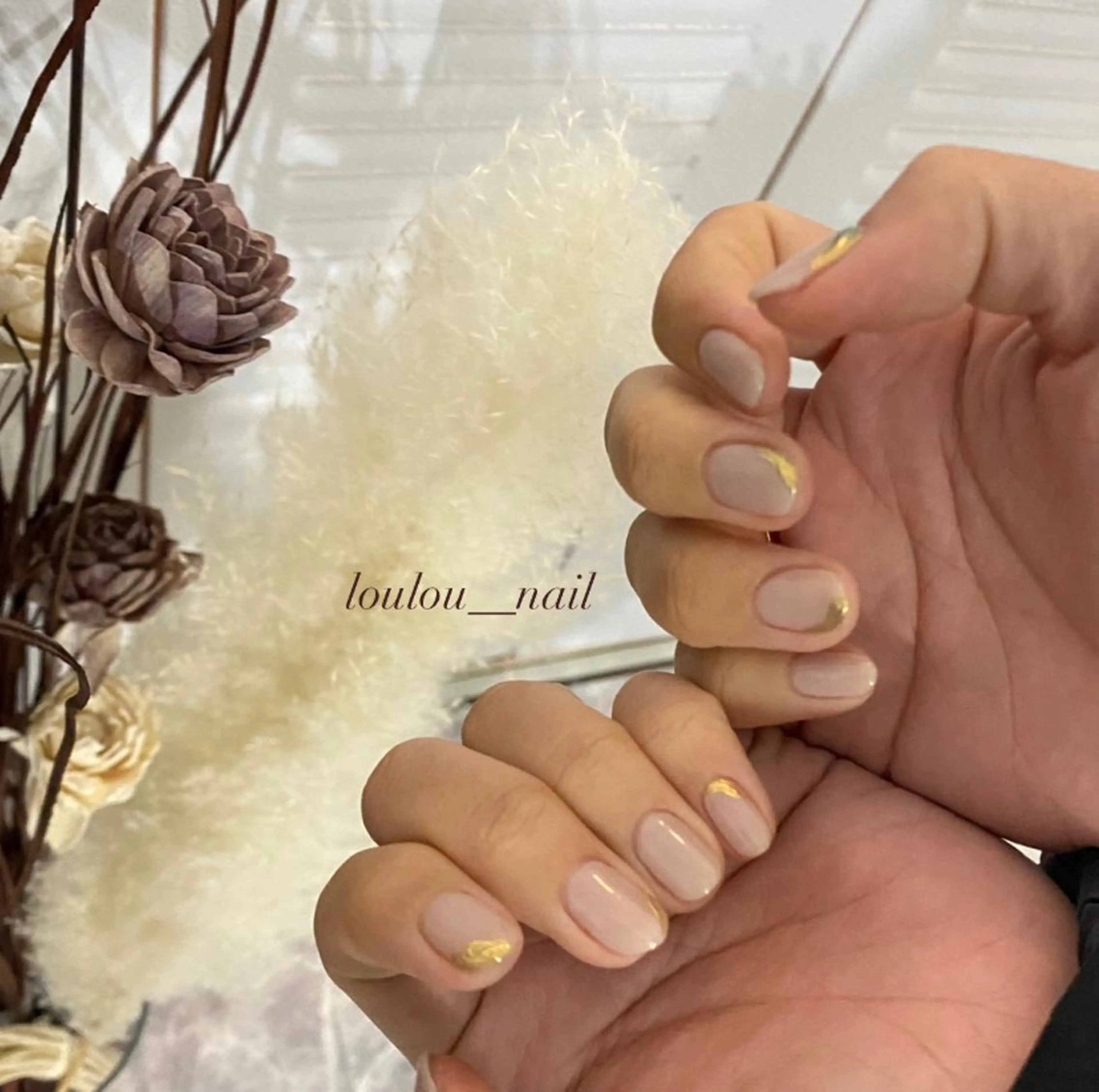 ネイル ミラーネイル シンプルネイル ハンドネイル ハンドケア loulou   _nail所属・葛西 知佳のネイルデザイン