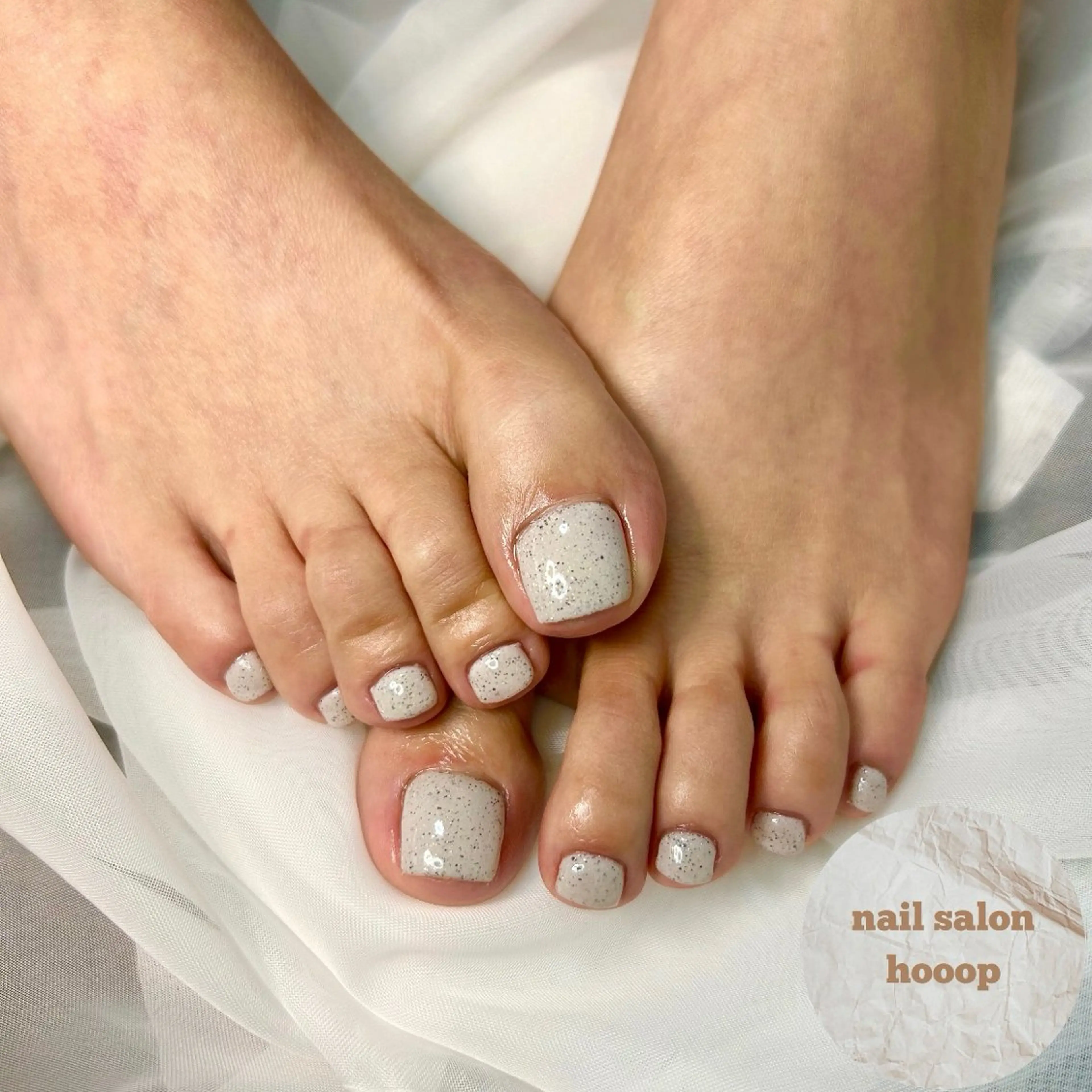 ネイル フットネイル ワンカラーネイル hooop yuのネイルデザイン