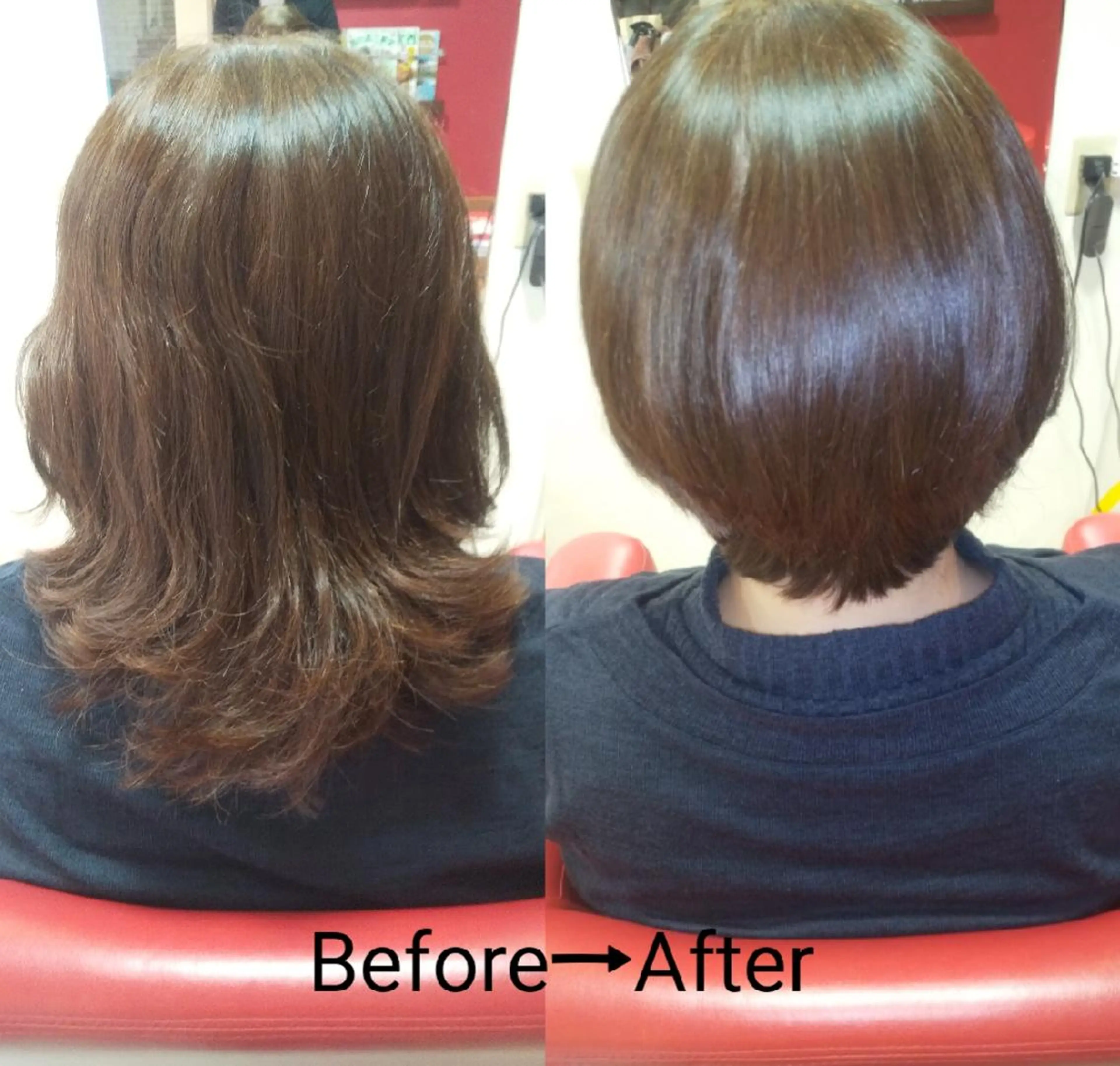 カラー 岸本 友子のヘアスタイル