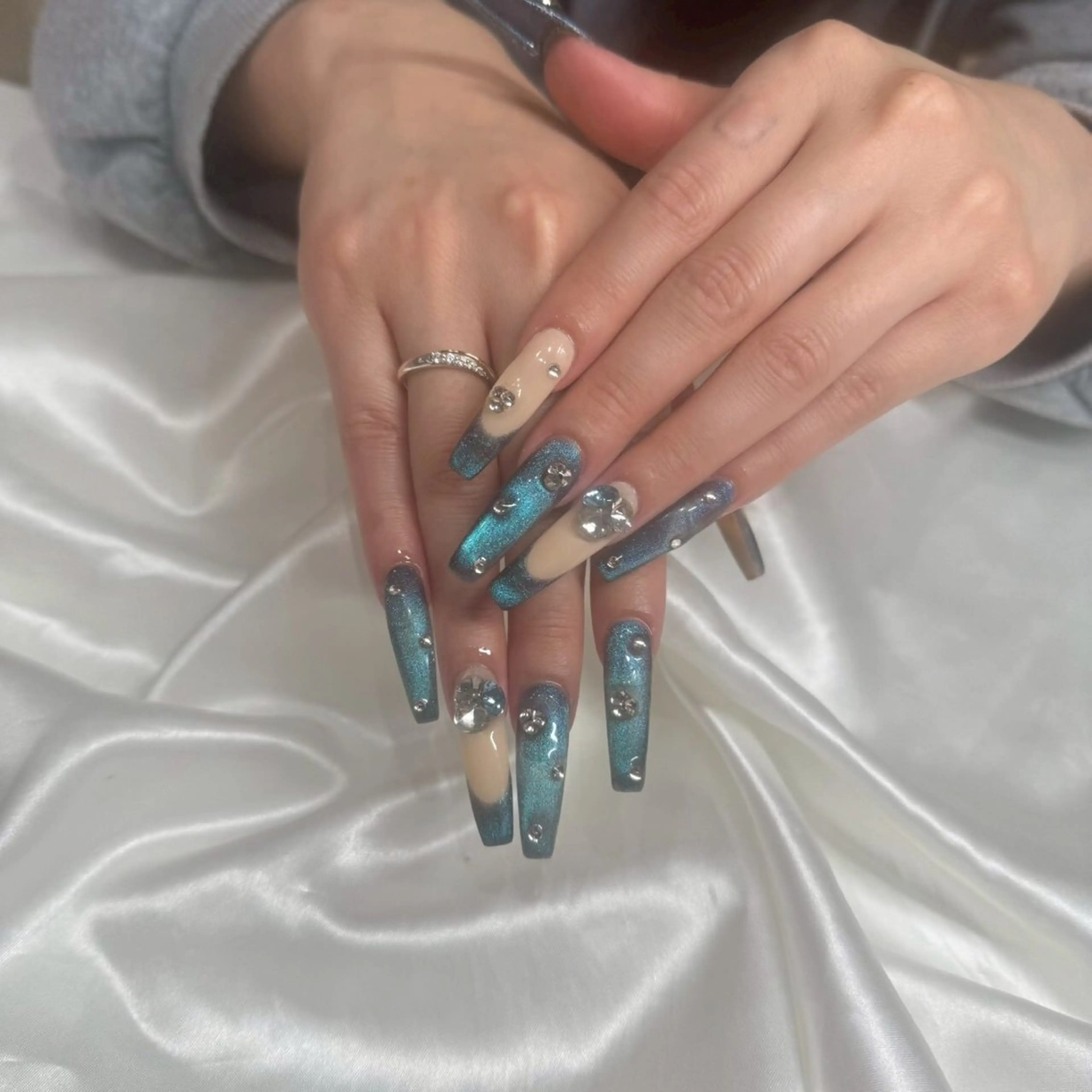 ロング ハンドネイル Ashliy大宮♡ アシュリーのネイルデザイン