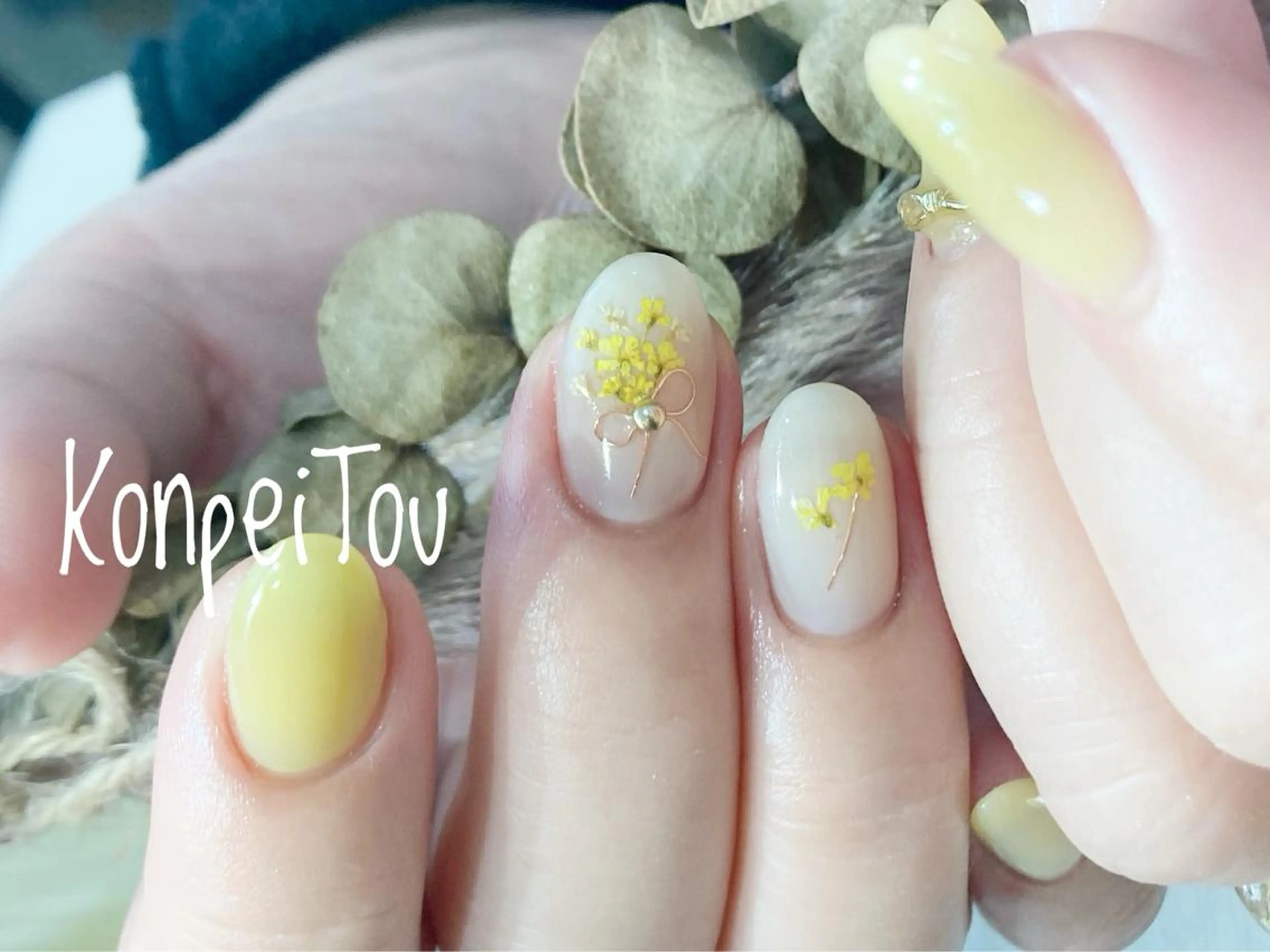 ネイル ハンドネイル おうちのネイルサロン konpeiTou〜こんぺいとう〜所属・おうちのネイルサロン KonpeiTouのネイルデザイン