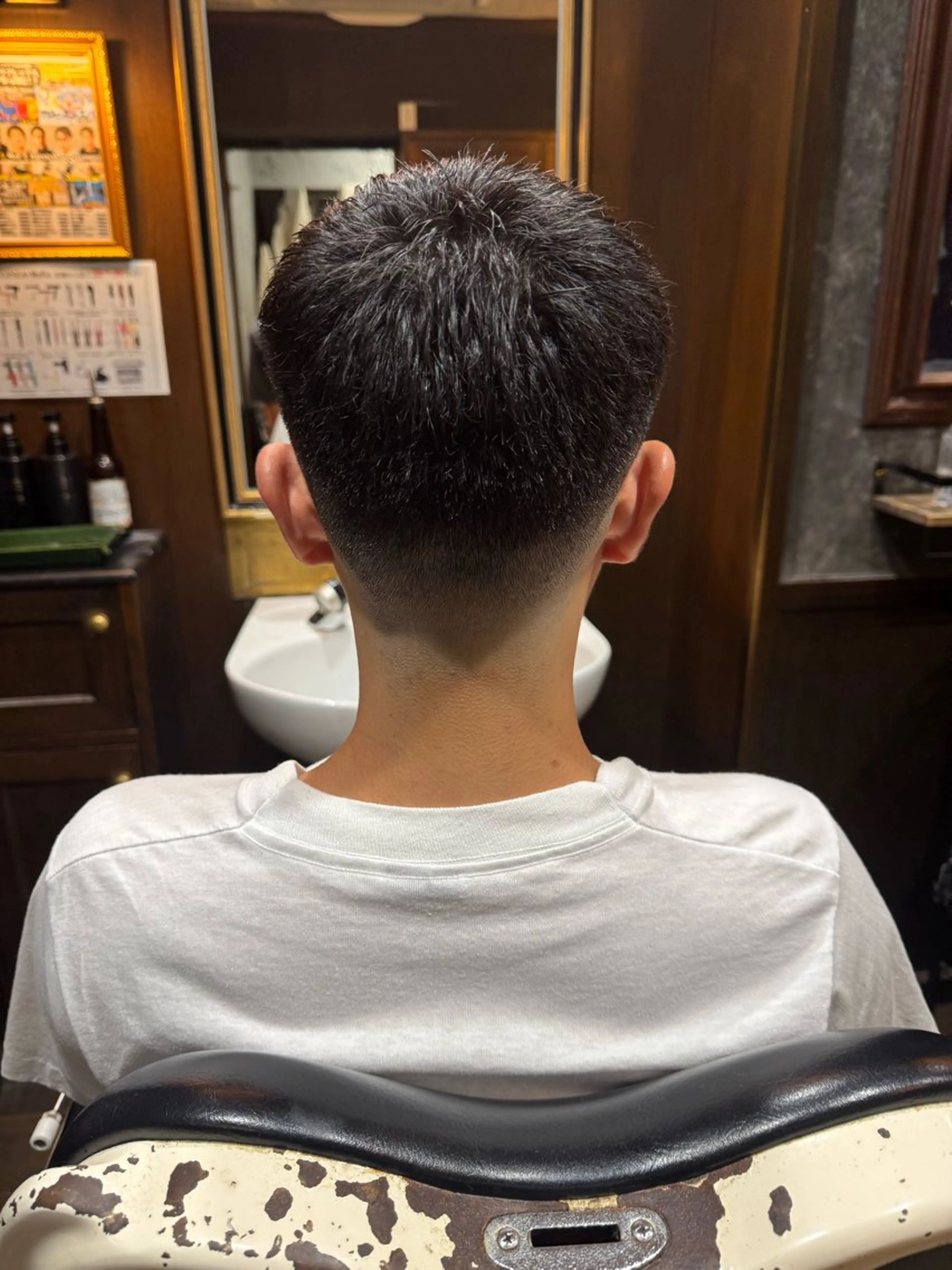 メンズ フェードカット 池内 勇輝のヘアスタイル