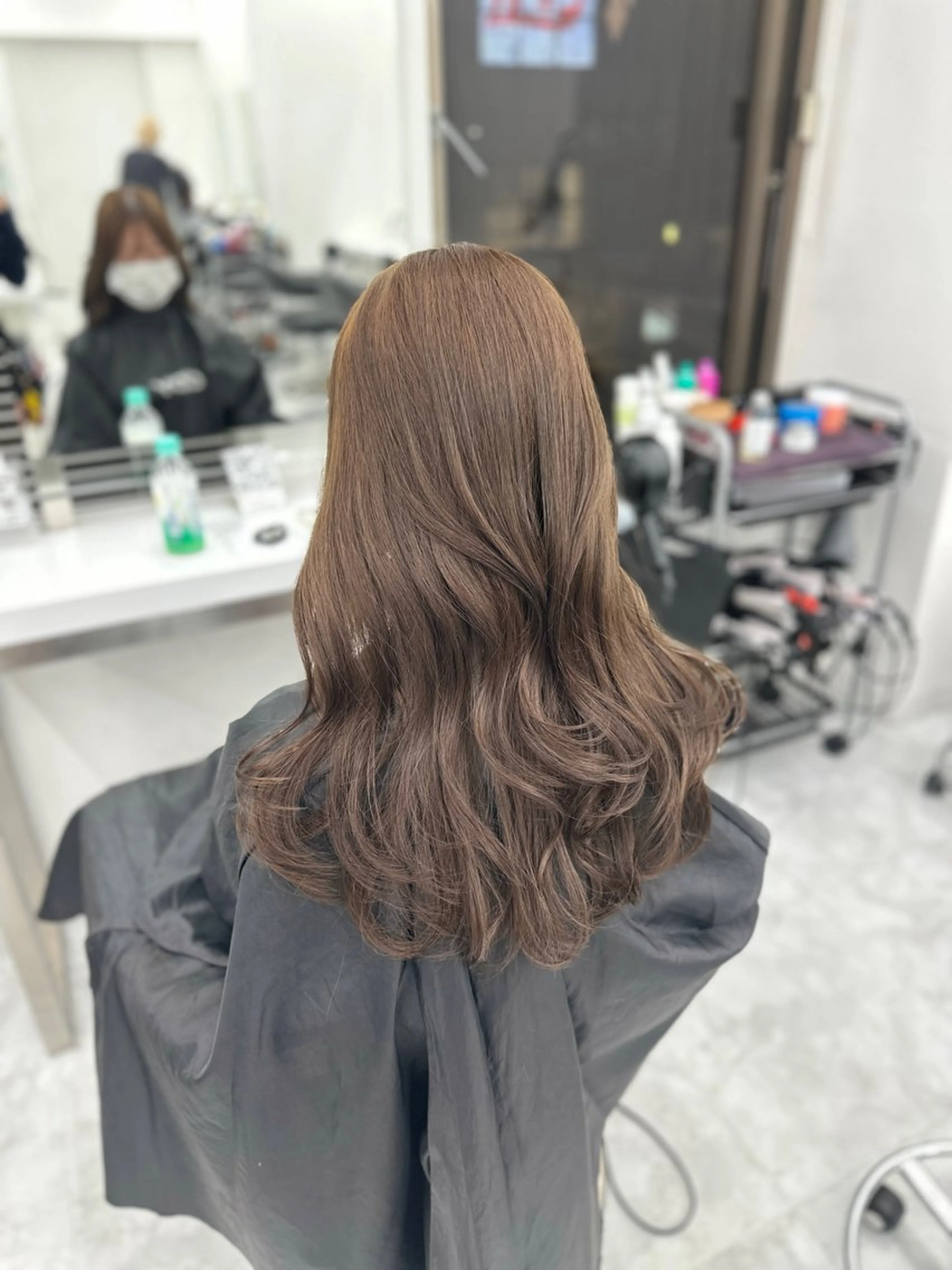 ロング カラー パーマ ヘアアレンジ メンズ キッズ ♥️韓国ヘア レイヤー♥️ゆりのヘアスタイル