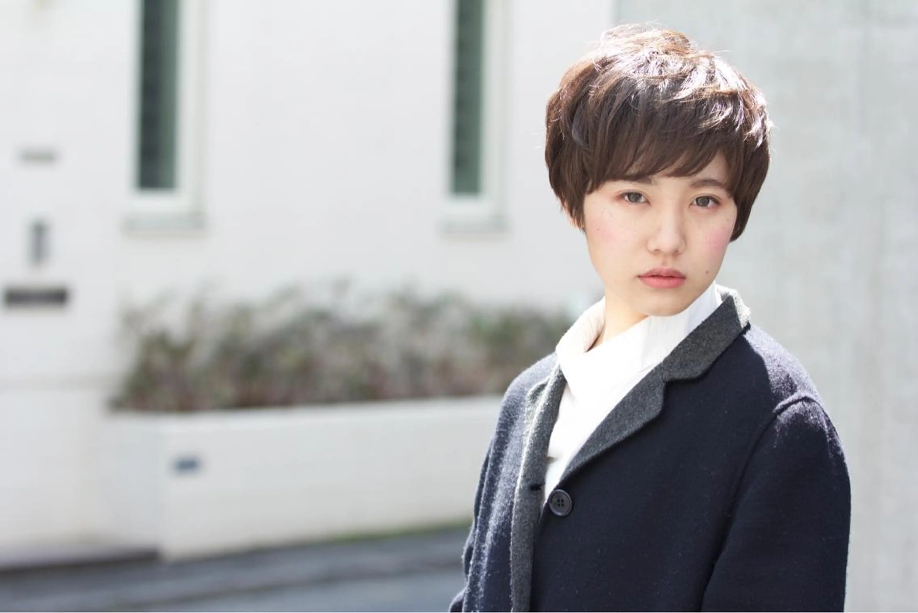 ショート カラー パーマ yoshi ☆のヘアスタイル