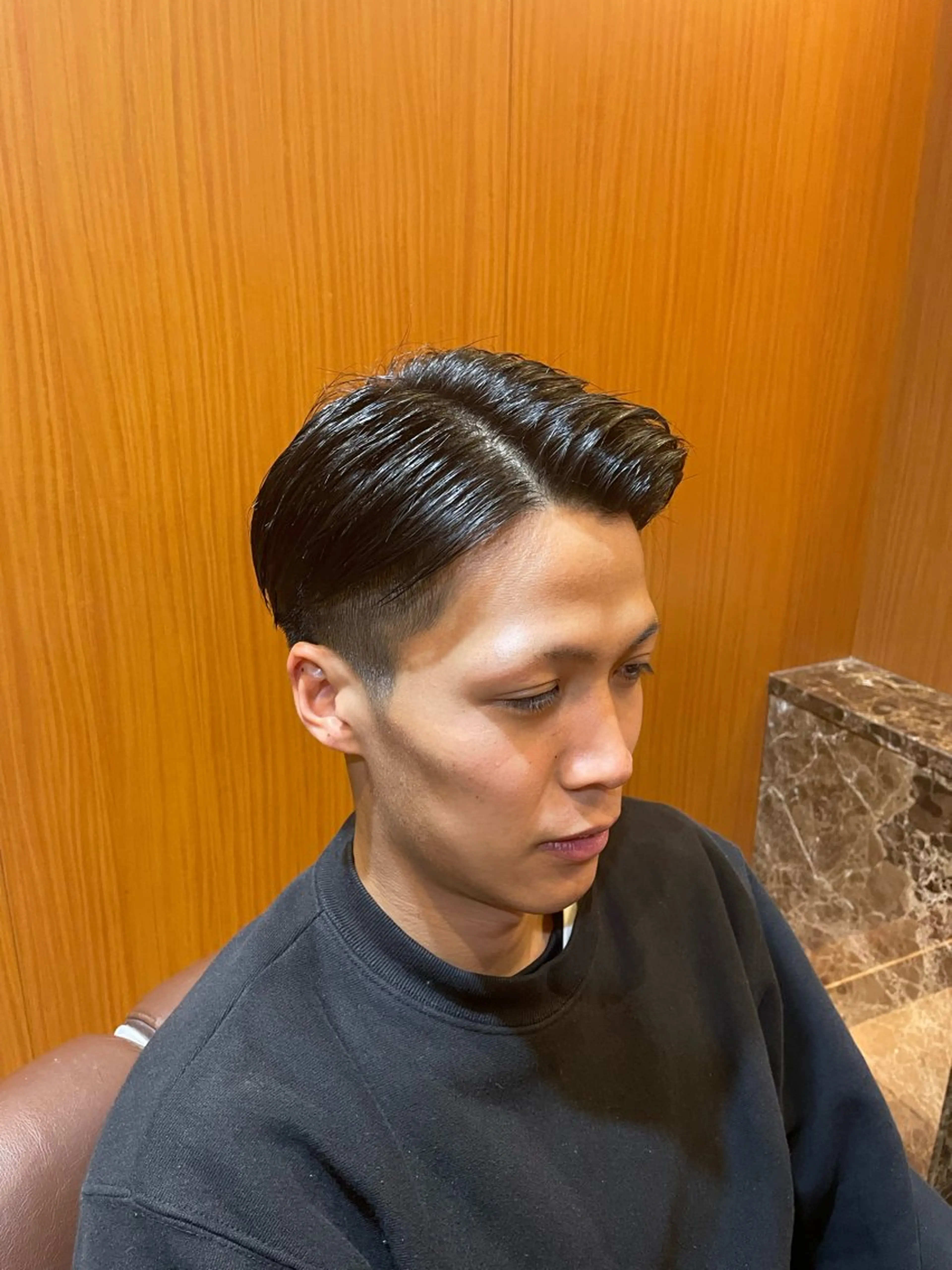 ミディアム メンズ たかいさき ٩(๑❛ᴗ❛๑)۶のヘアスタイル