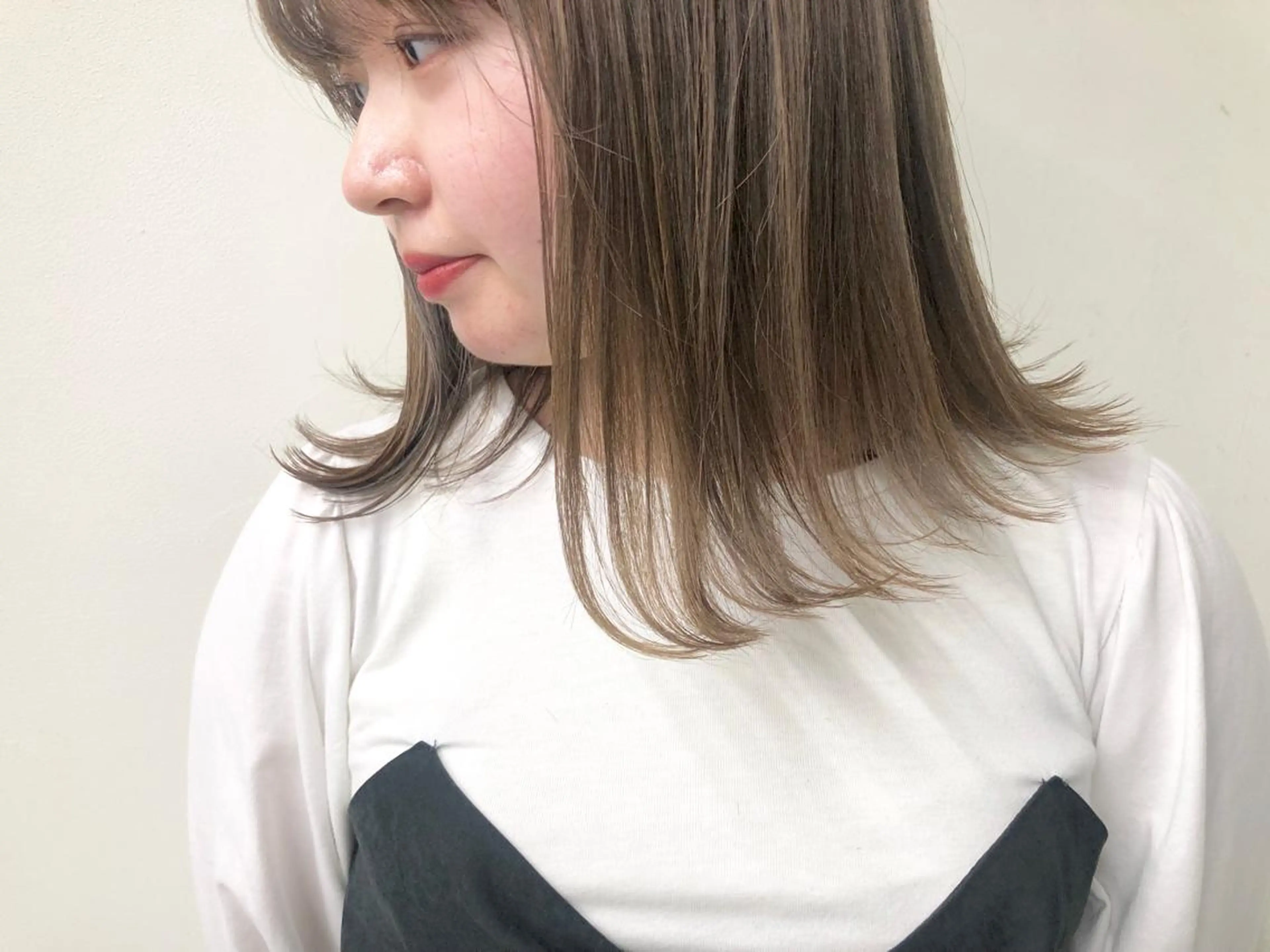 ミディアム ヘアカラー 小澤大輔 YOLO hairのヘアスタイル