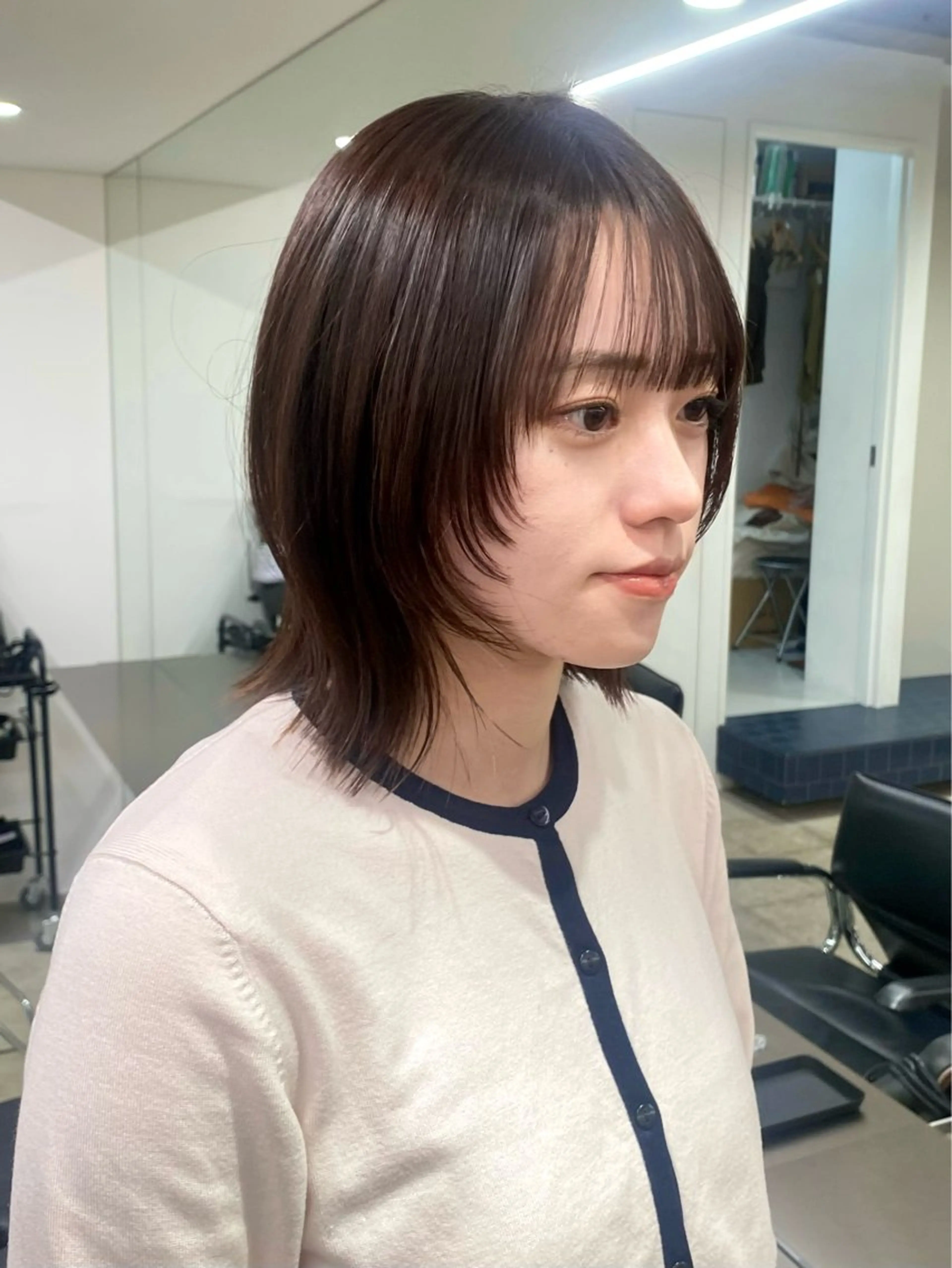 【✂︎ face layer + bob cut➕Tr❤︎ 】※𝗦𝗡𝗦用に軽く撮影させていただける方限定の写真