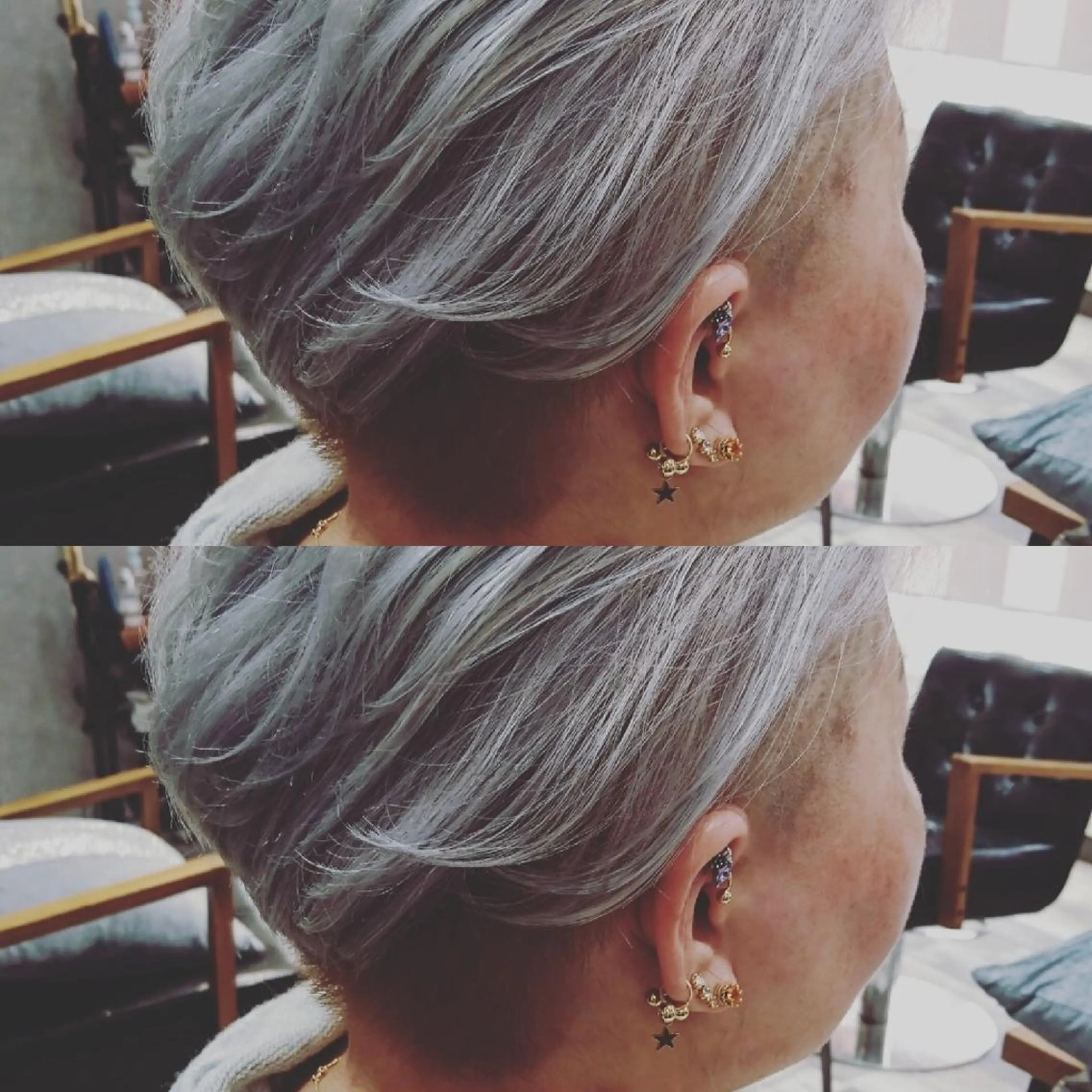 ショート カラー ブリーチ ACROあべの店所属・艶カラー/インナー /グラデ/大西小百合のヘアスタイル