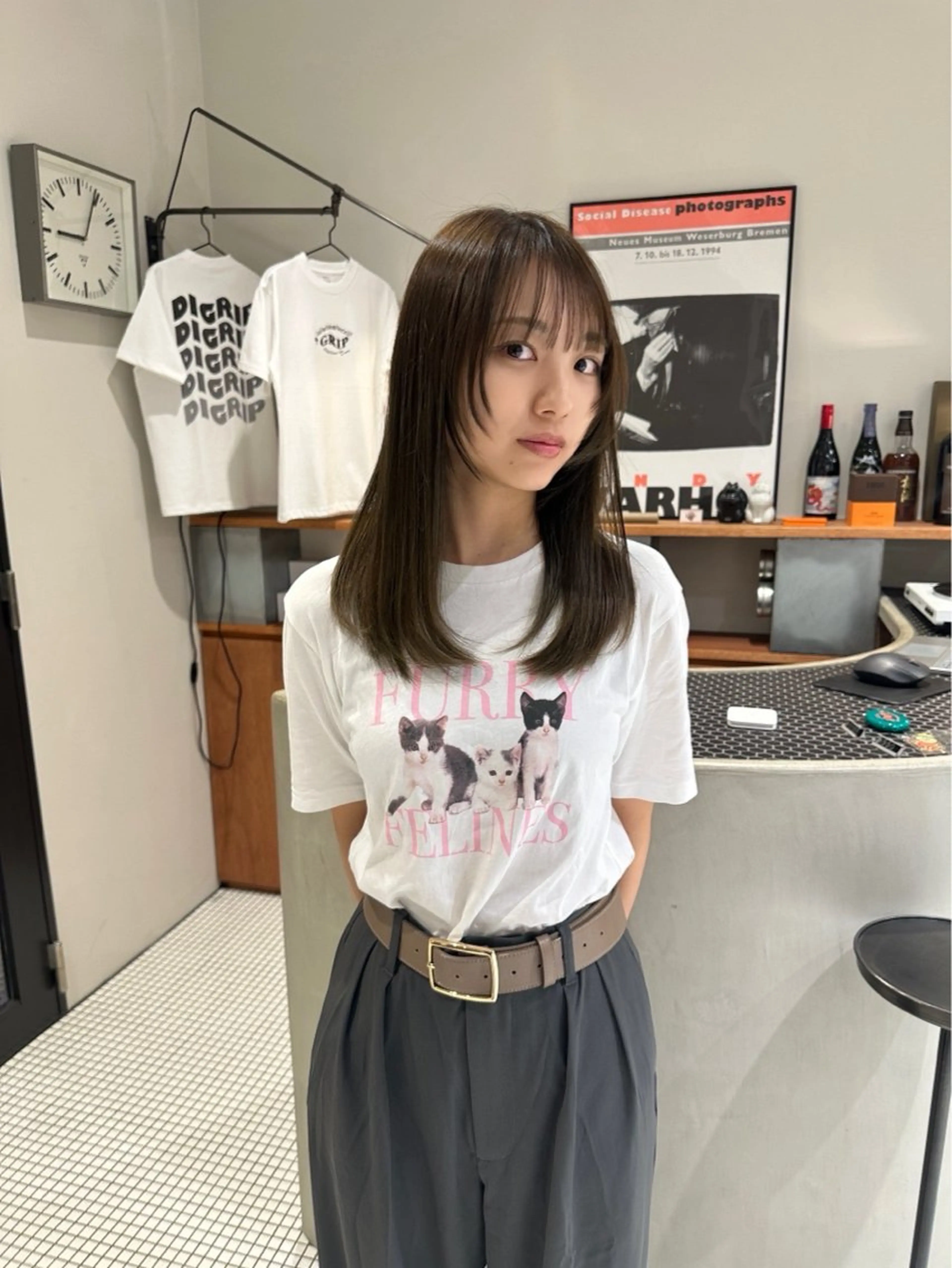 セミロング カラー GRIP/ 名古屋駅徒歩1分のヘアスタイル