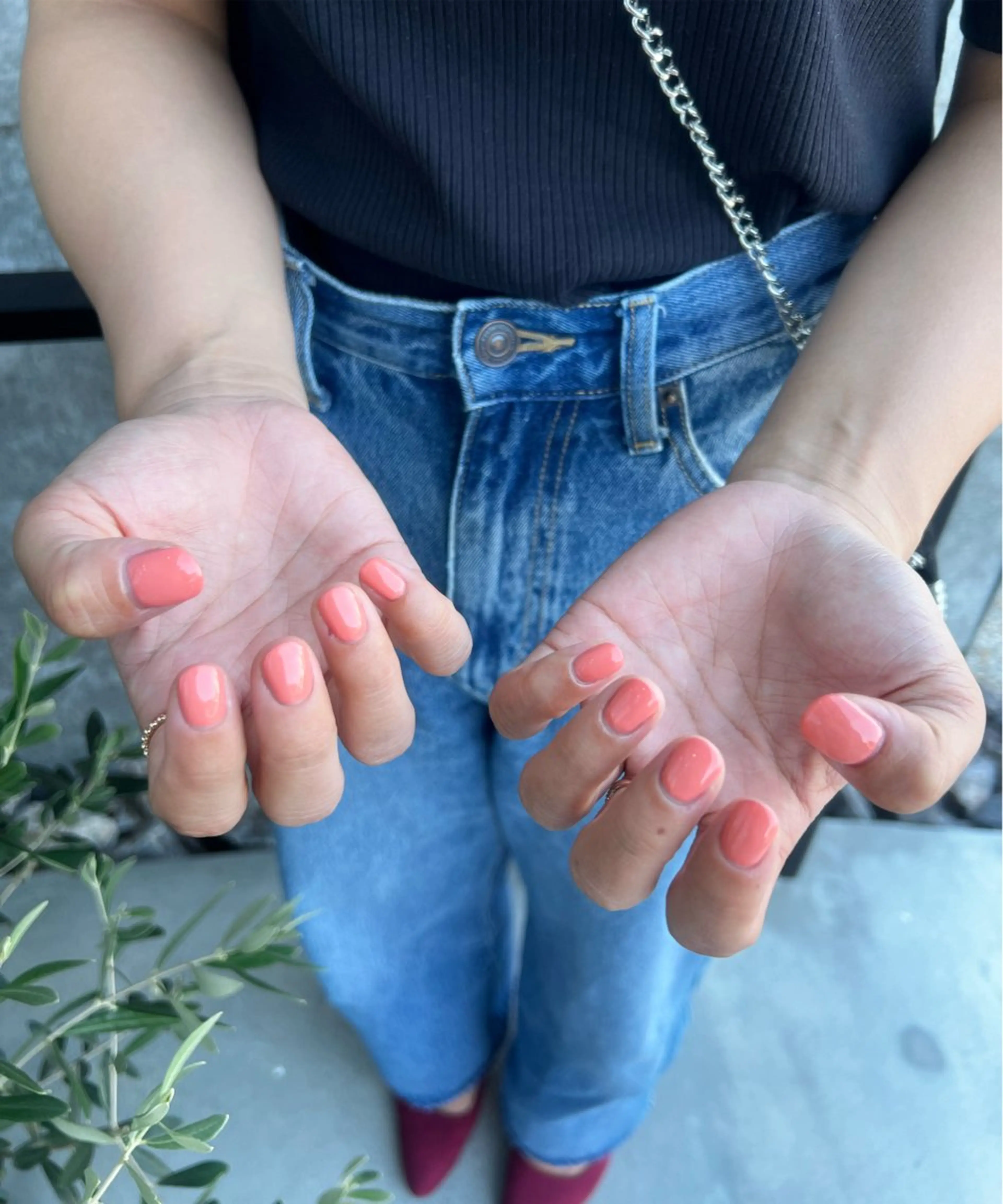 ネイル ワンカラーネイル ピンク LACHIC NOZOMIのネイルデザイン