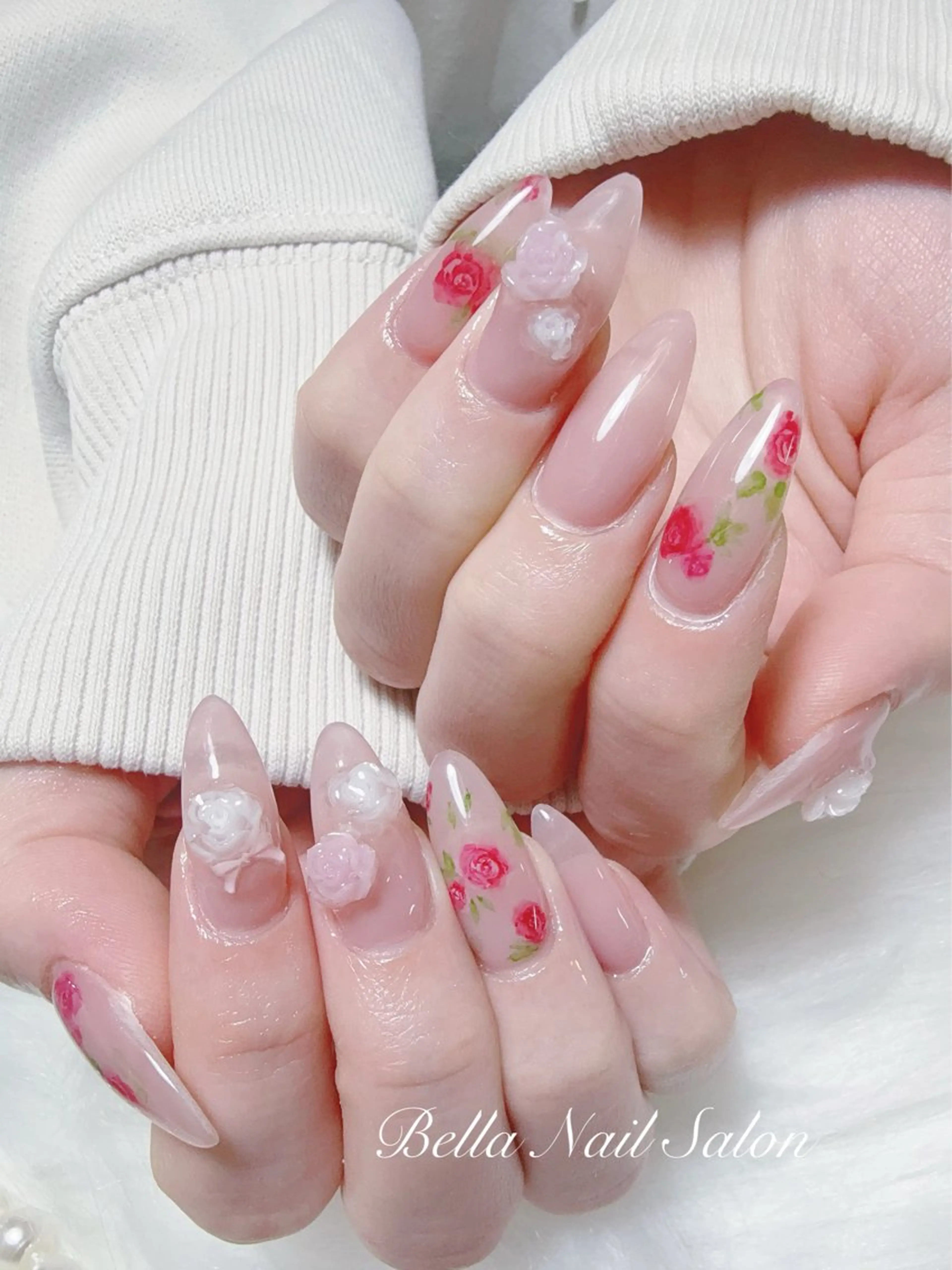 ネイル ハンドネイル Bella Nail Salonパラジェルのネイルデザイン
