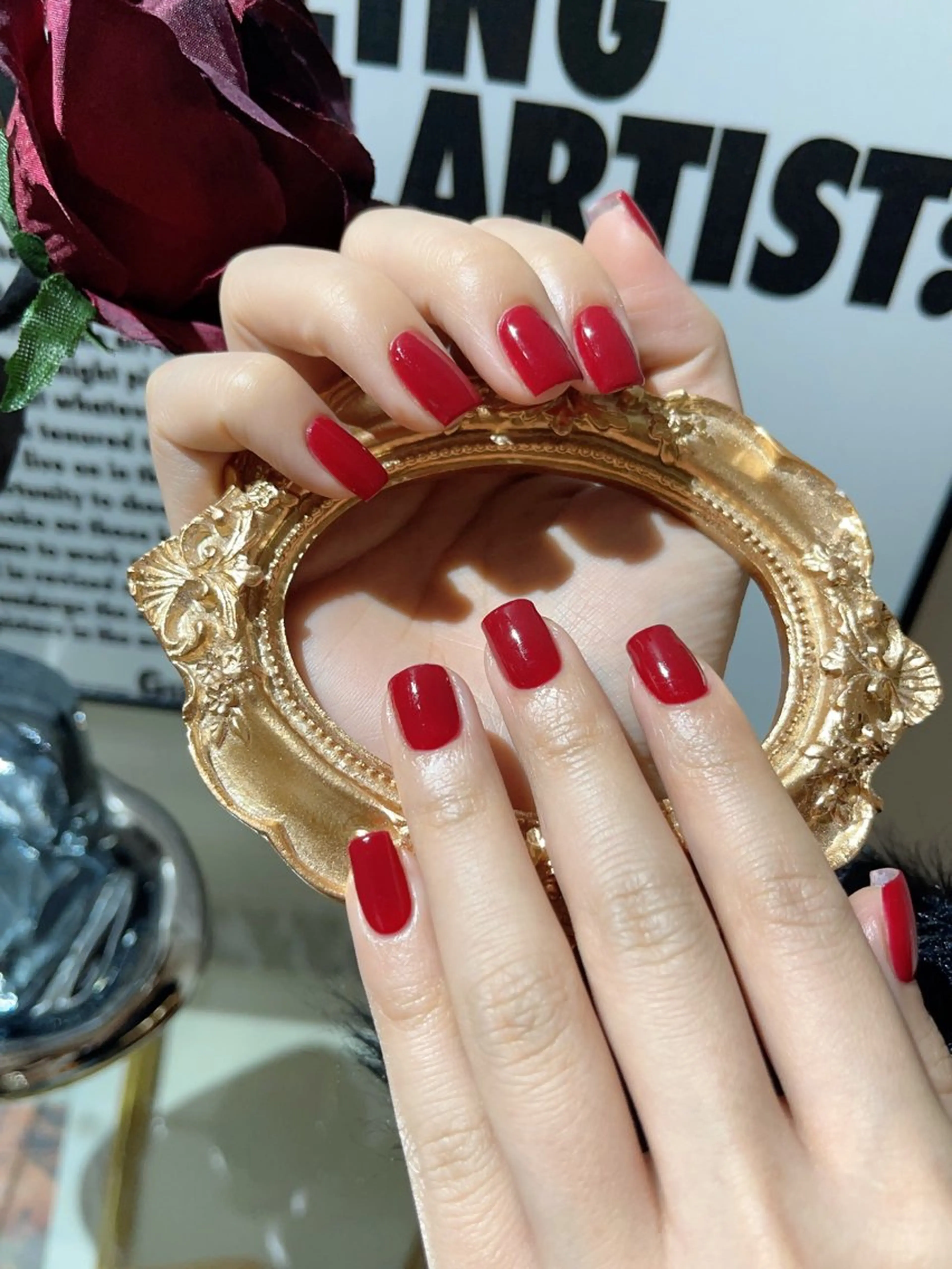 ネイル アートネイル フラッシュネイル フレンチネイル ガラスフレンチ グラデーション M2beauty Renaのネイルデザイン