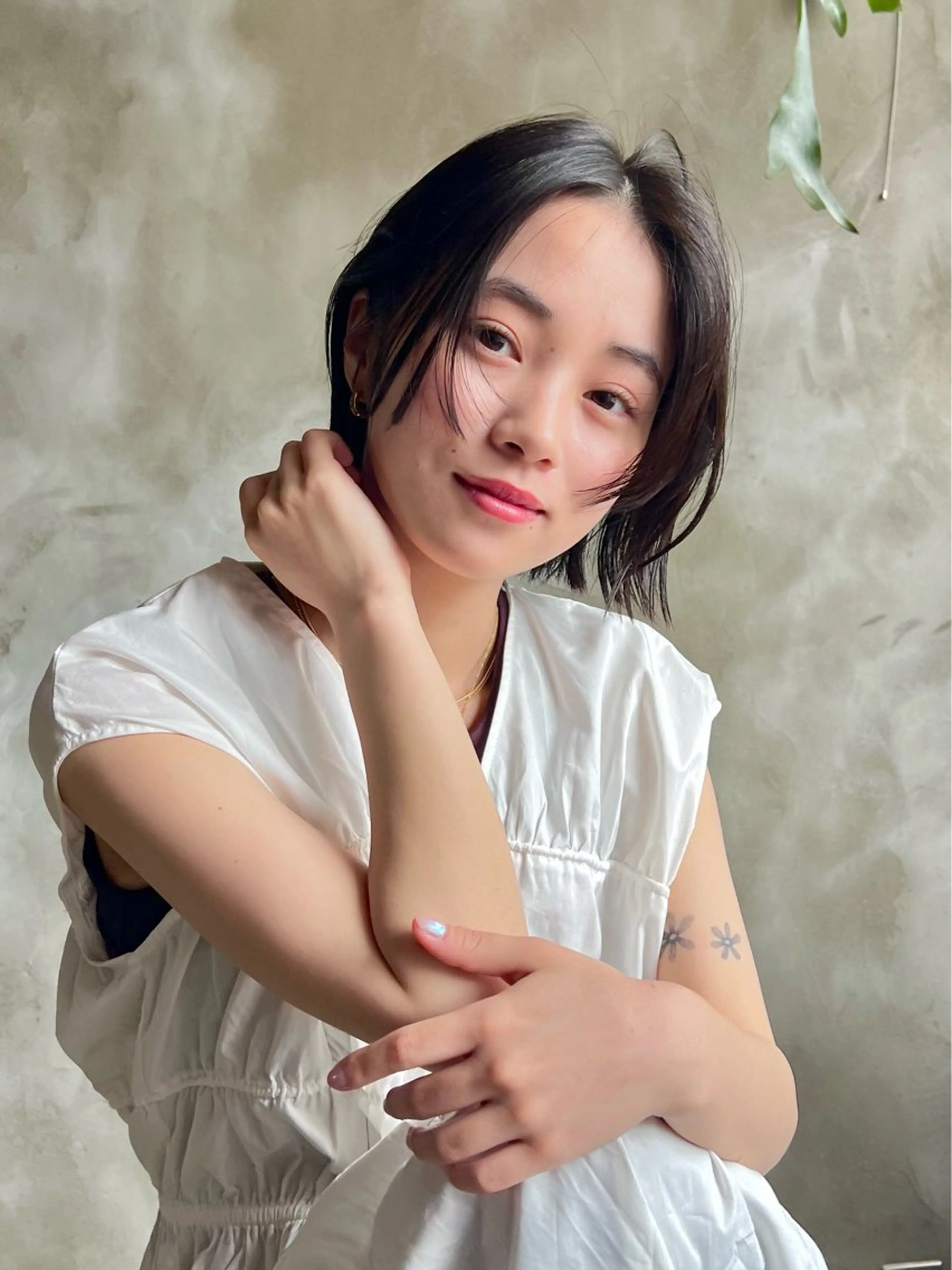 ショート カット 木村陸弥 似合わせ 透明感カラー🌿のヘアスタイル