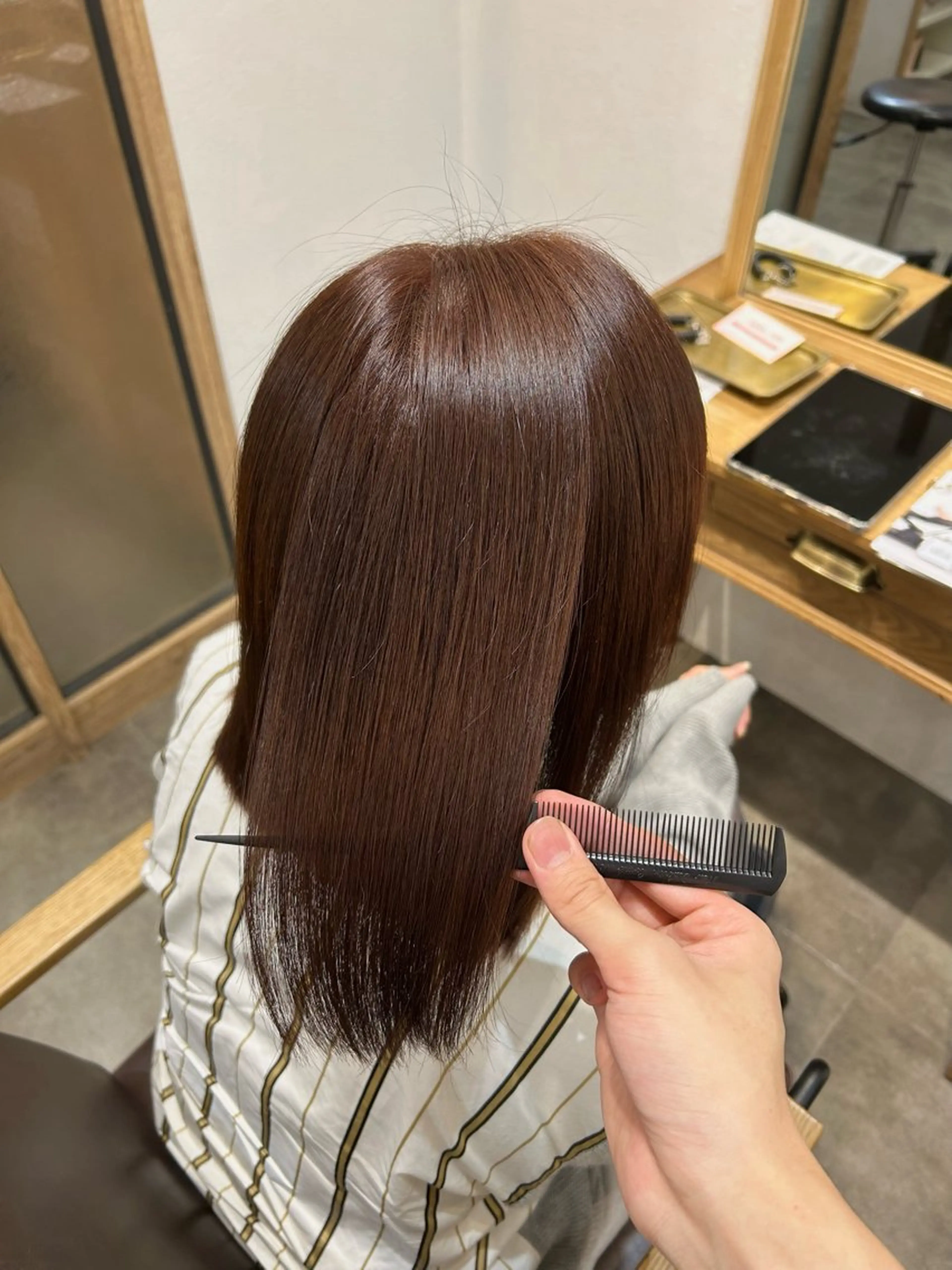 ケアカラー ＋ ✨𝑨𝒖𝒋𝒖𝒂4ステップTR✨の写真