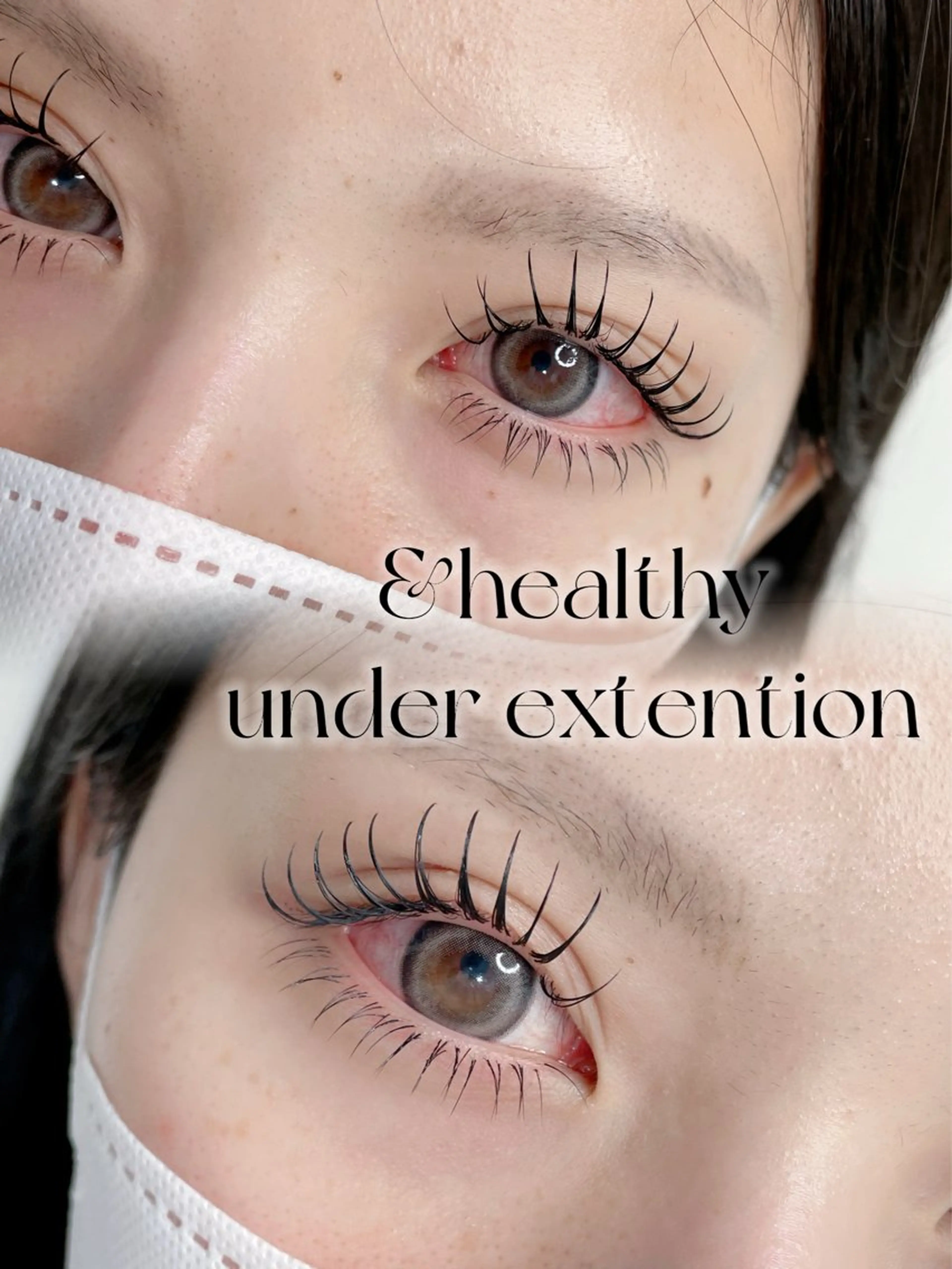 【 マツエク120本➕下エクステ 】中顔面短縮💘フラットラッシュ×LEDで持続力🆙の写真