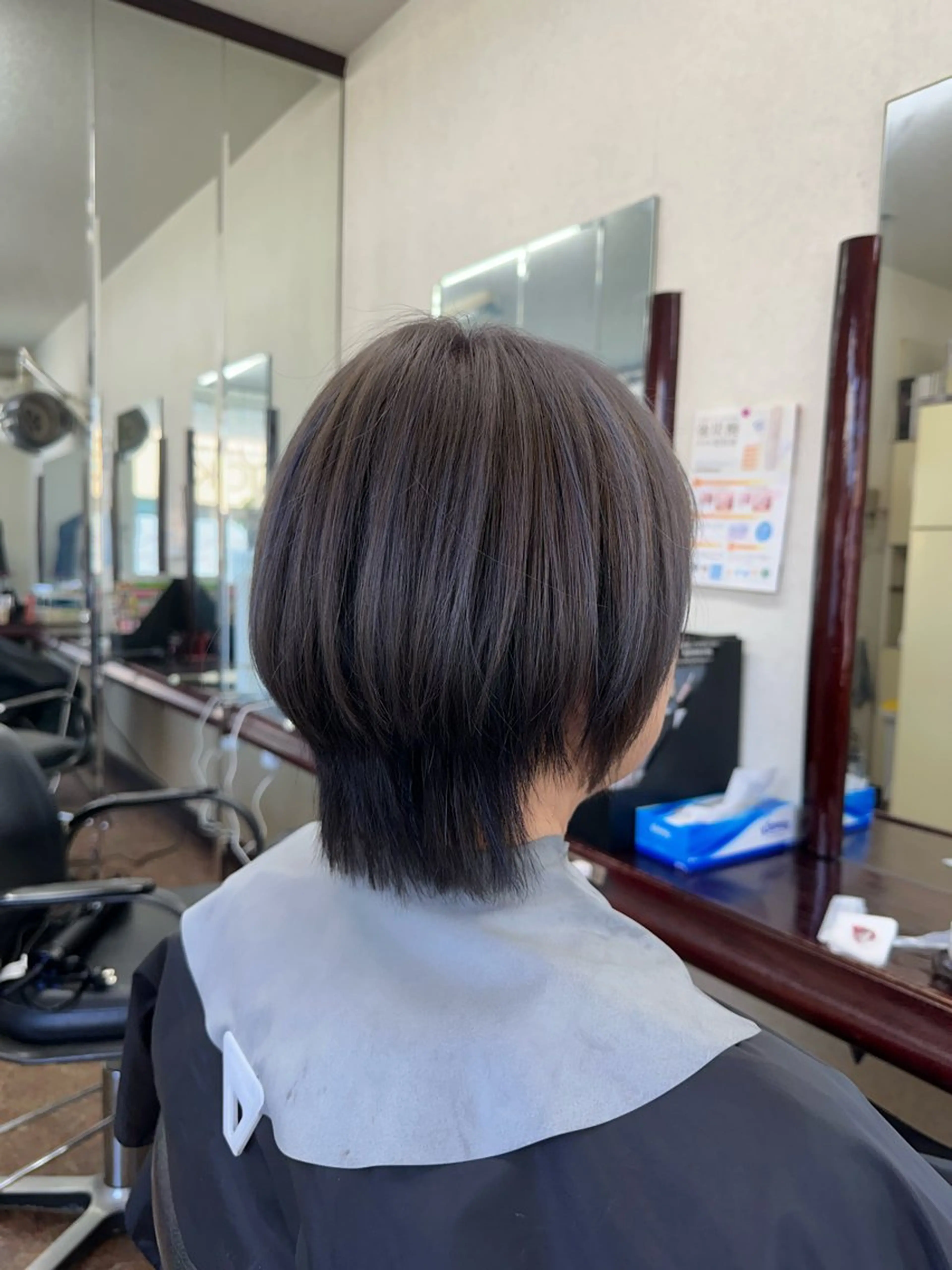 ミディアム カラー ブルーカラー ハイライトカラー ハイライト レイヤーカット 後藤 弓佳のヘアスタイル