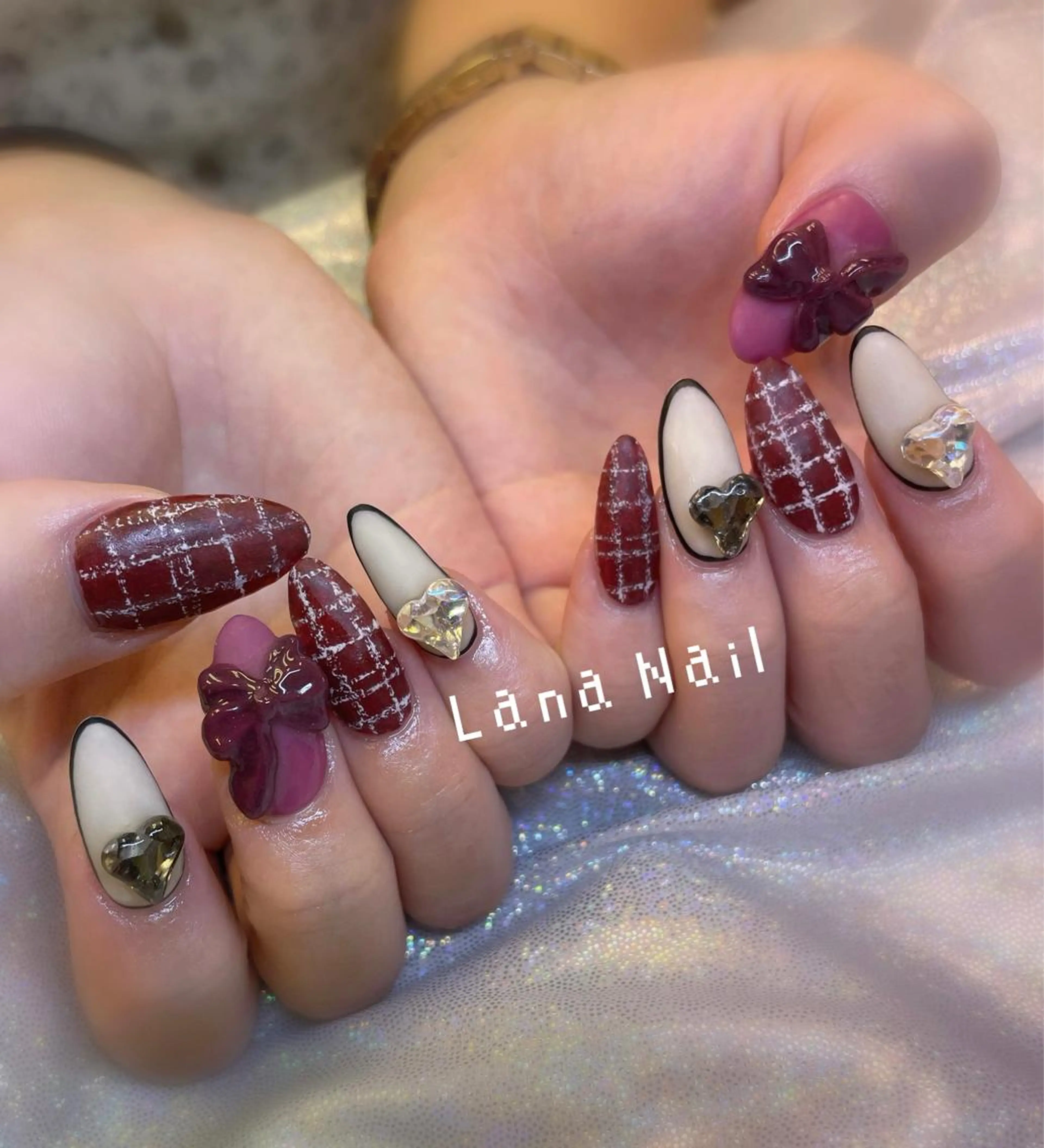ネイル スカルプネイル Lana Nailのネイルデザイン