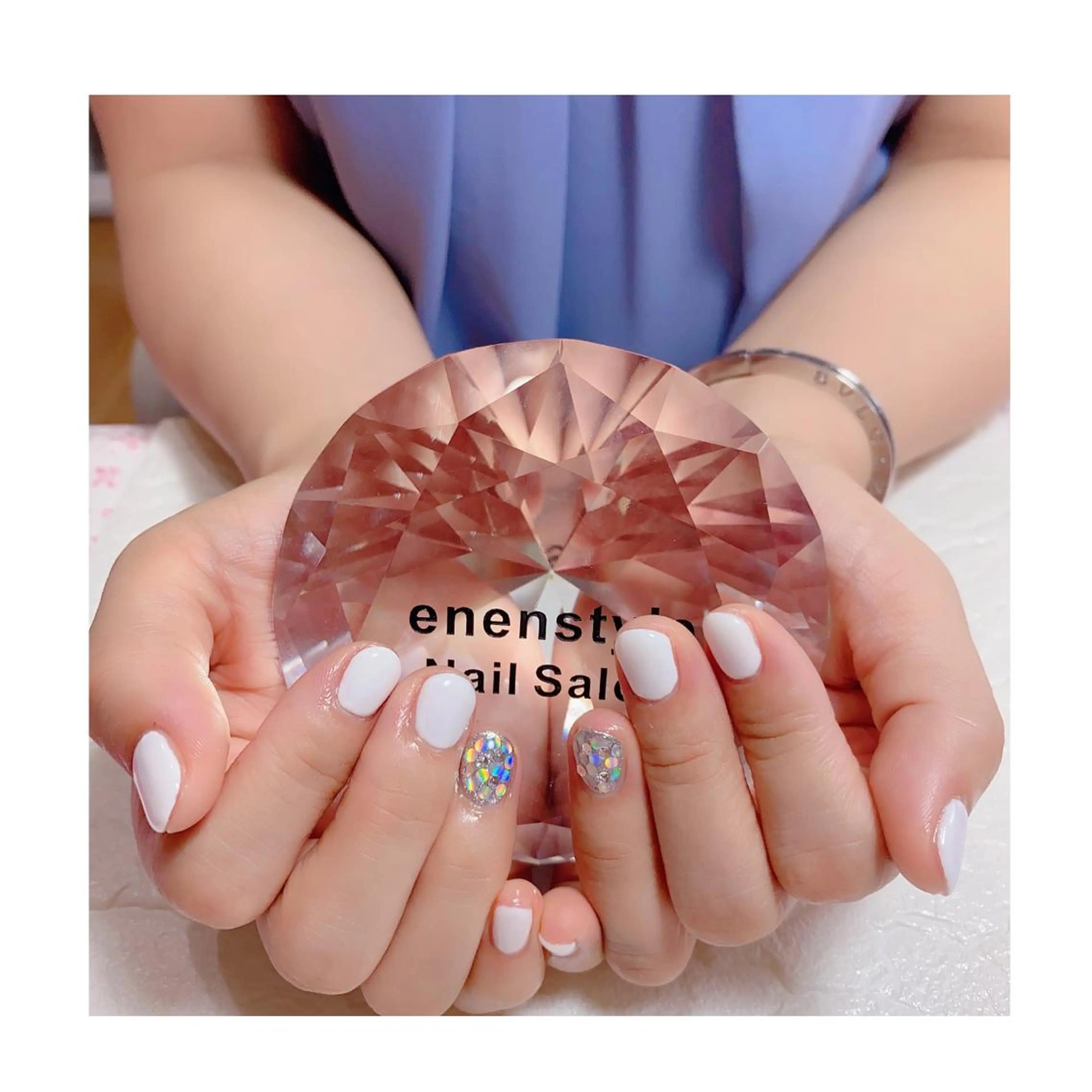 ショート ネイル ジェルネイル ニュアンスネイル オフィスネイル ワンカラーネイル パラジェル 👑enen style👑のネイルデザイン
