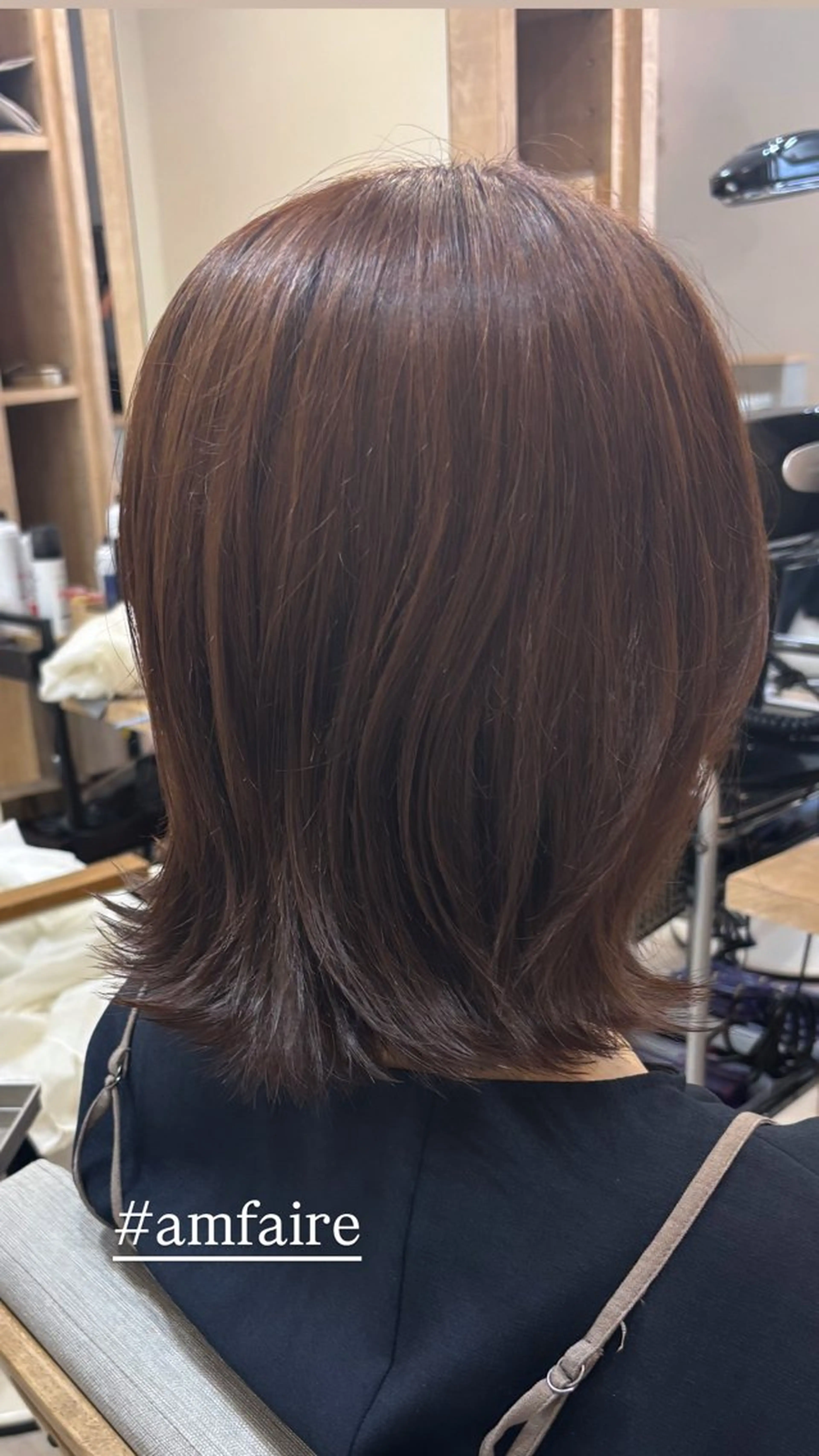 ミディアム shimizu .のヘアスタイル
