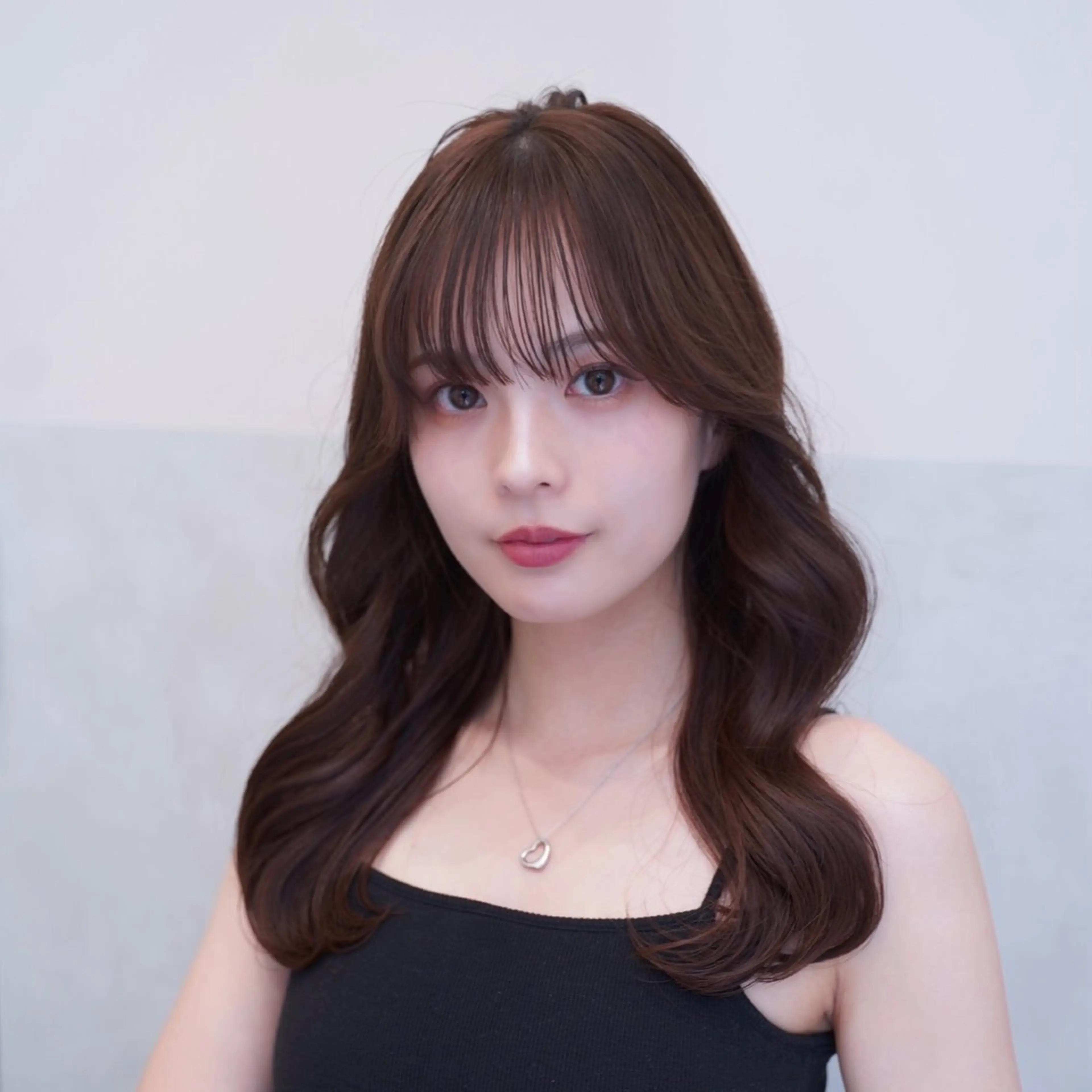 セミロング カット ヘアカラー トリートメント 郷頭元太/レイヤー /透ける艶カラーのヘアスタイル