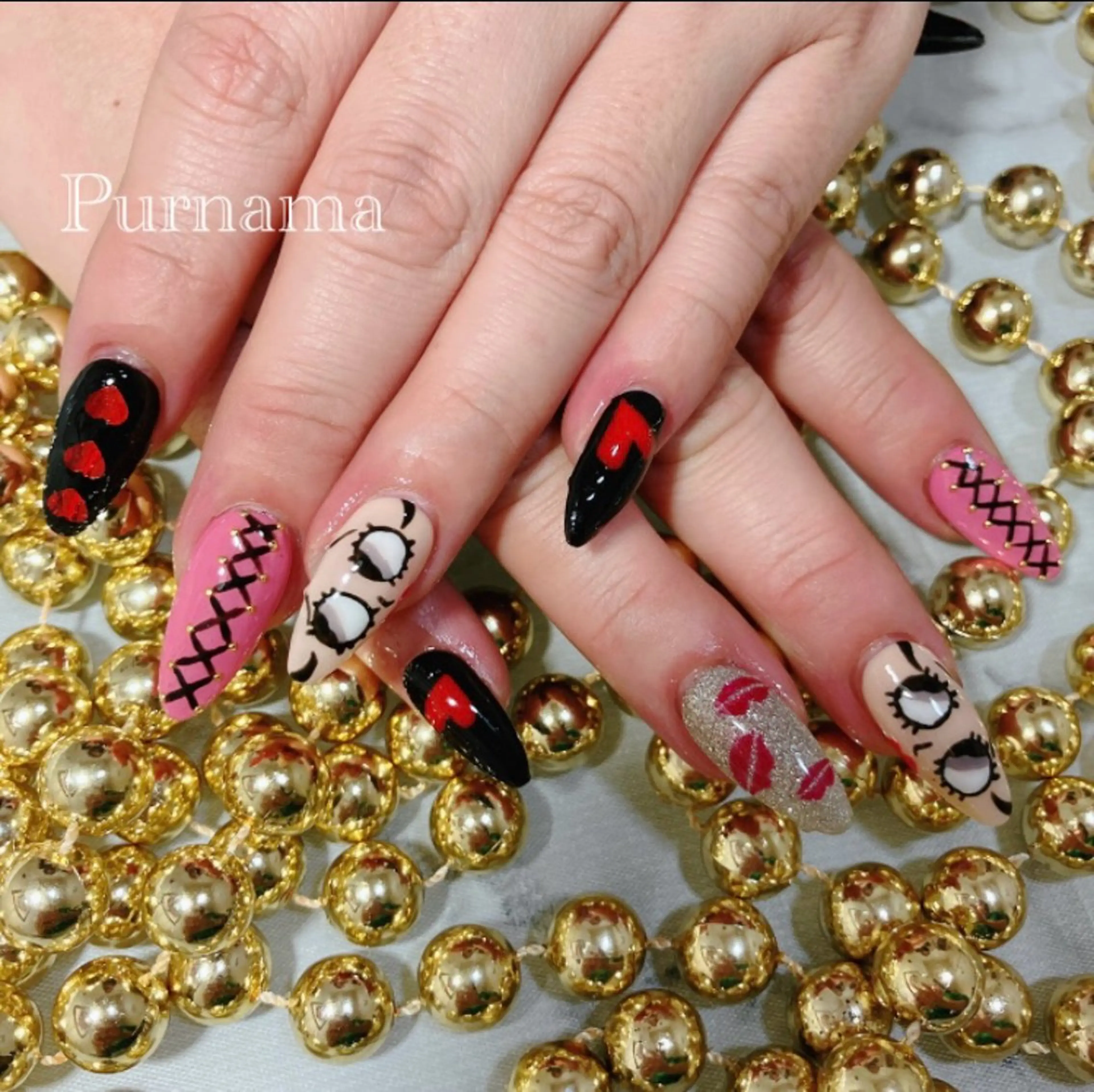 ネイル ハンドネイル Purnama あきのネイルデザイン