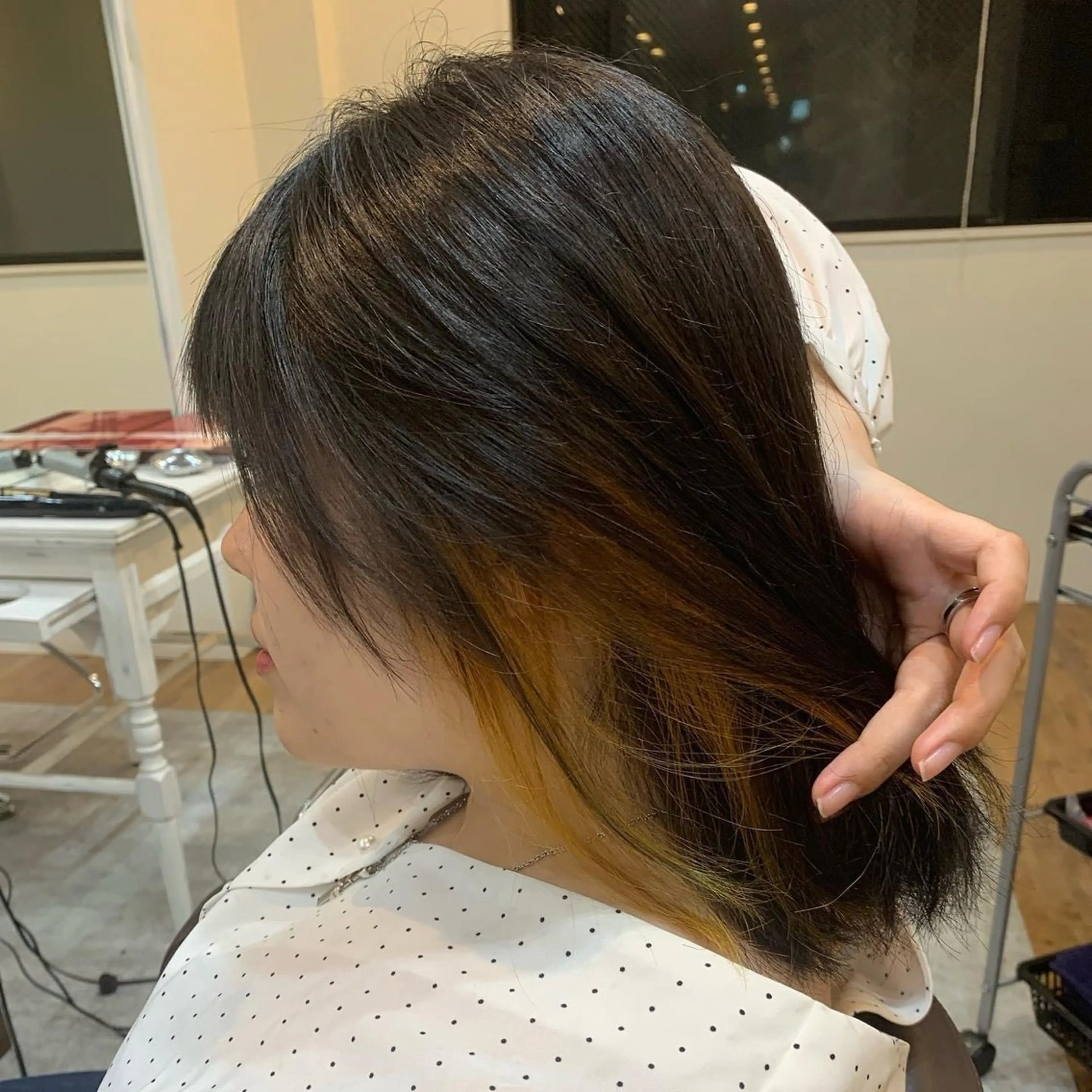 セミロング カラー 大政源氏🌈✨ Genjiのヘアスタイル