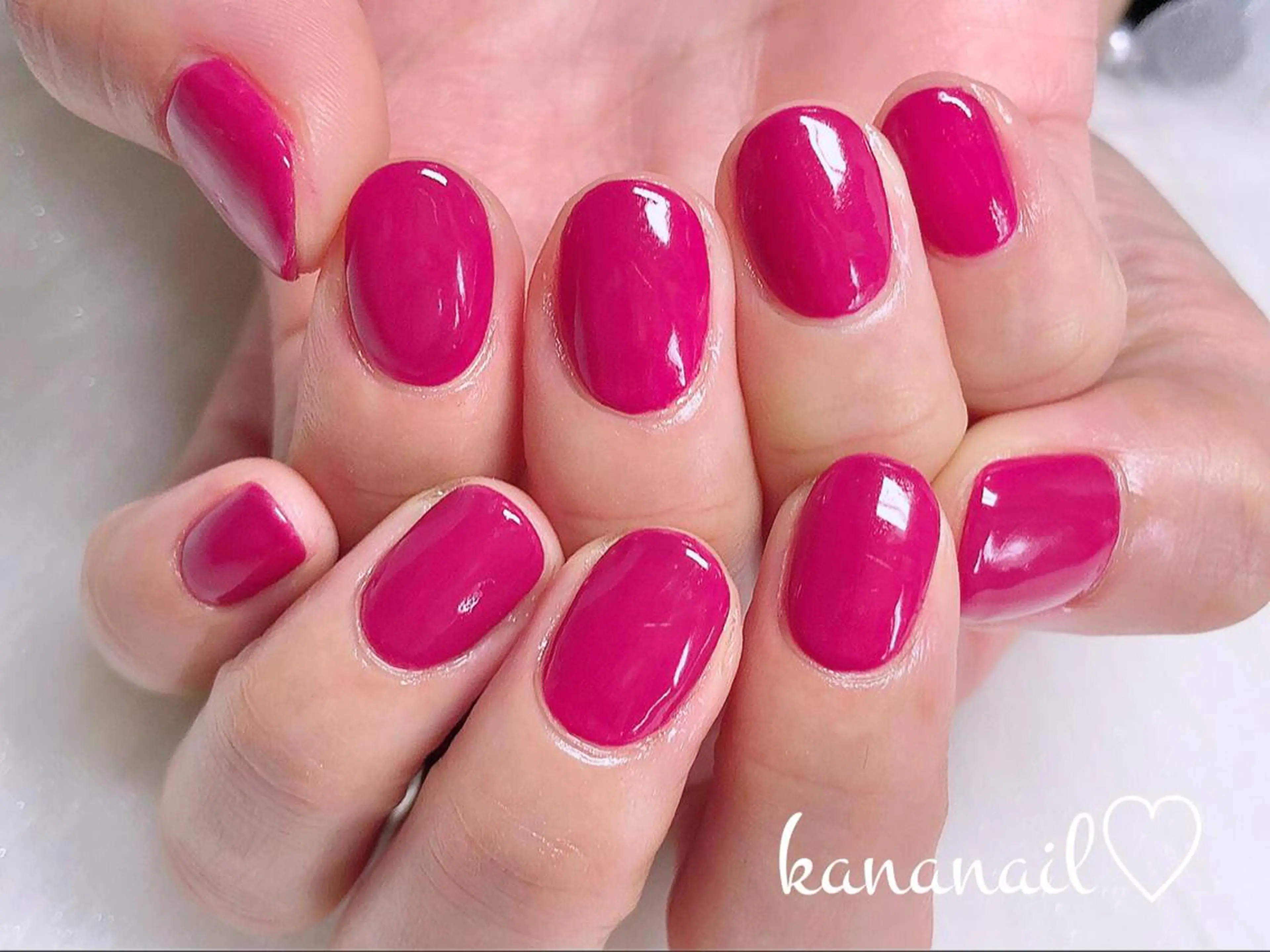 ネイル ワンカラーネイル ハンドネイル kananail ♡のネイルデザイン