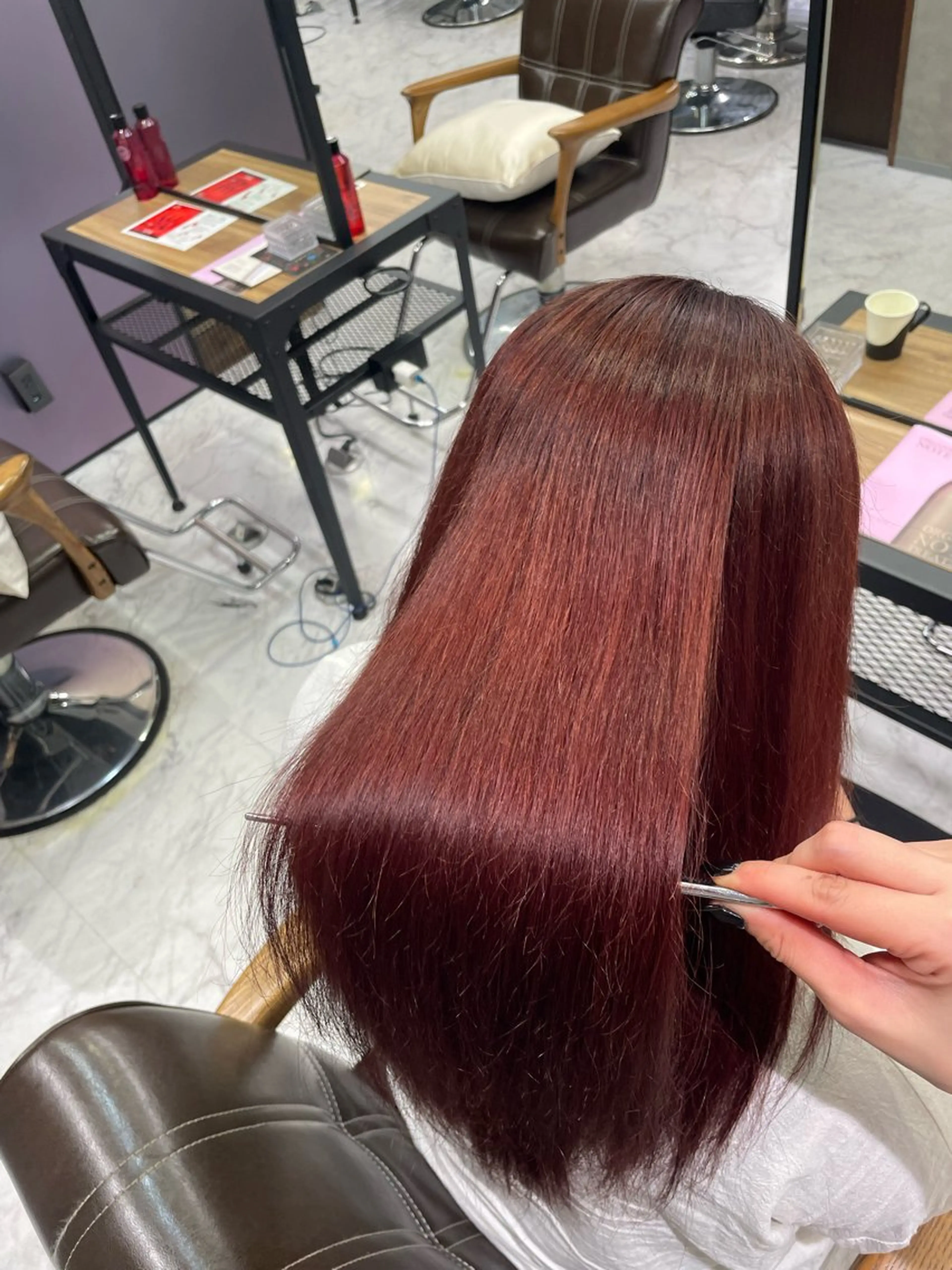ロング ヘアカラー トリートメント 福岡美髪矯正/ KAEDEのヘアスタイル