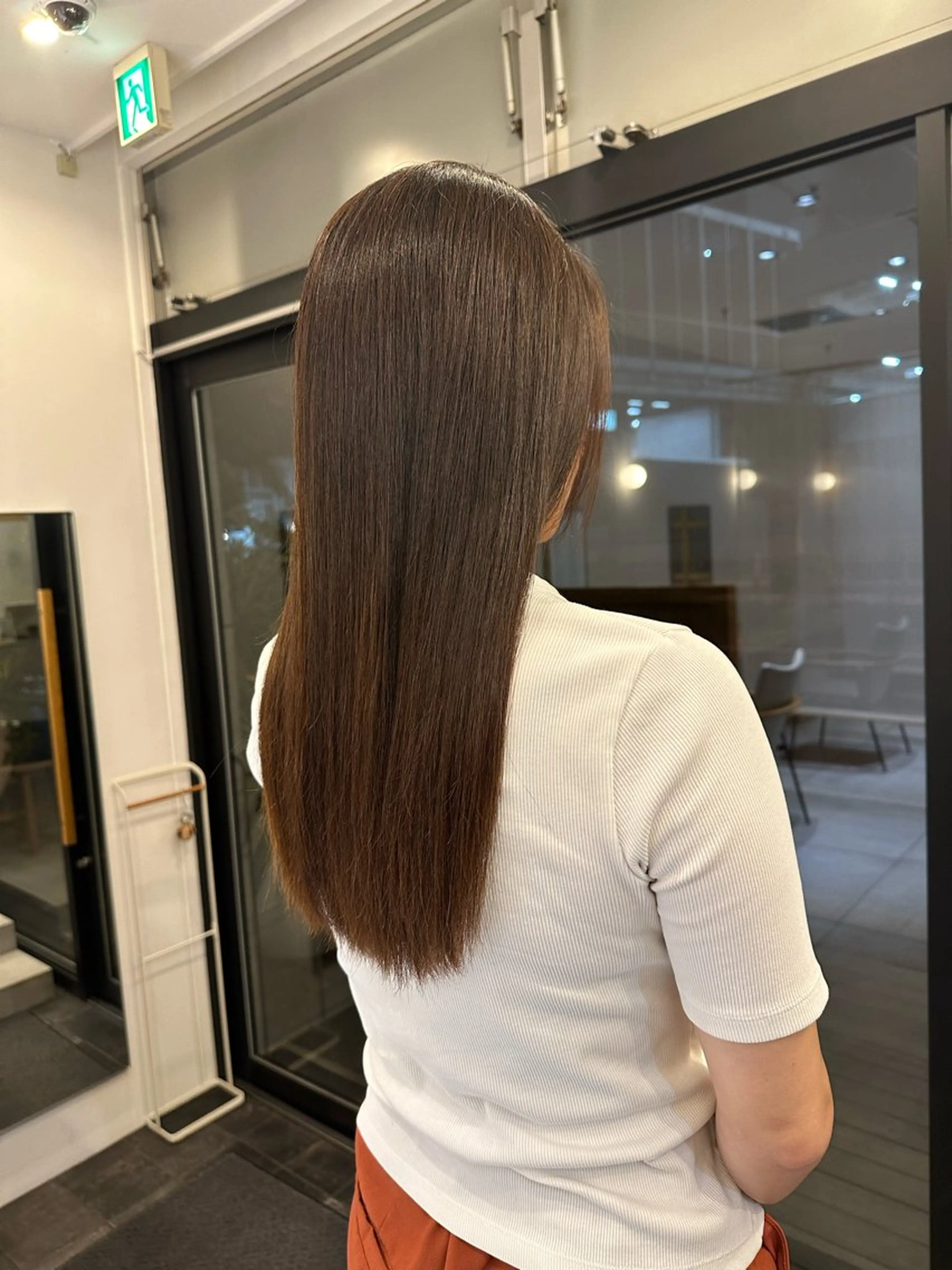 パーマ ストレートパーマ 和田 あおいのヘアスタイル