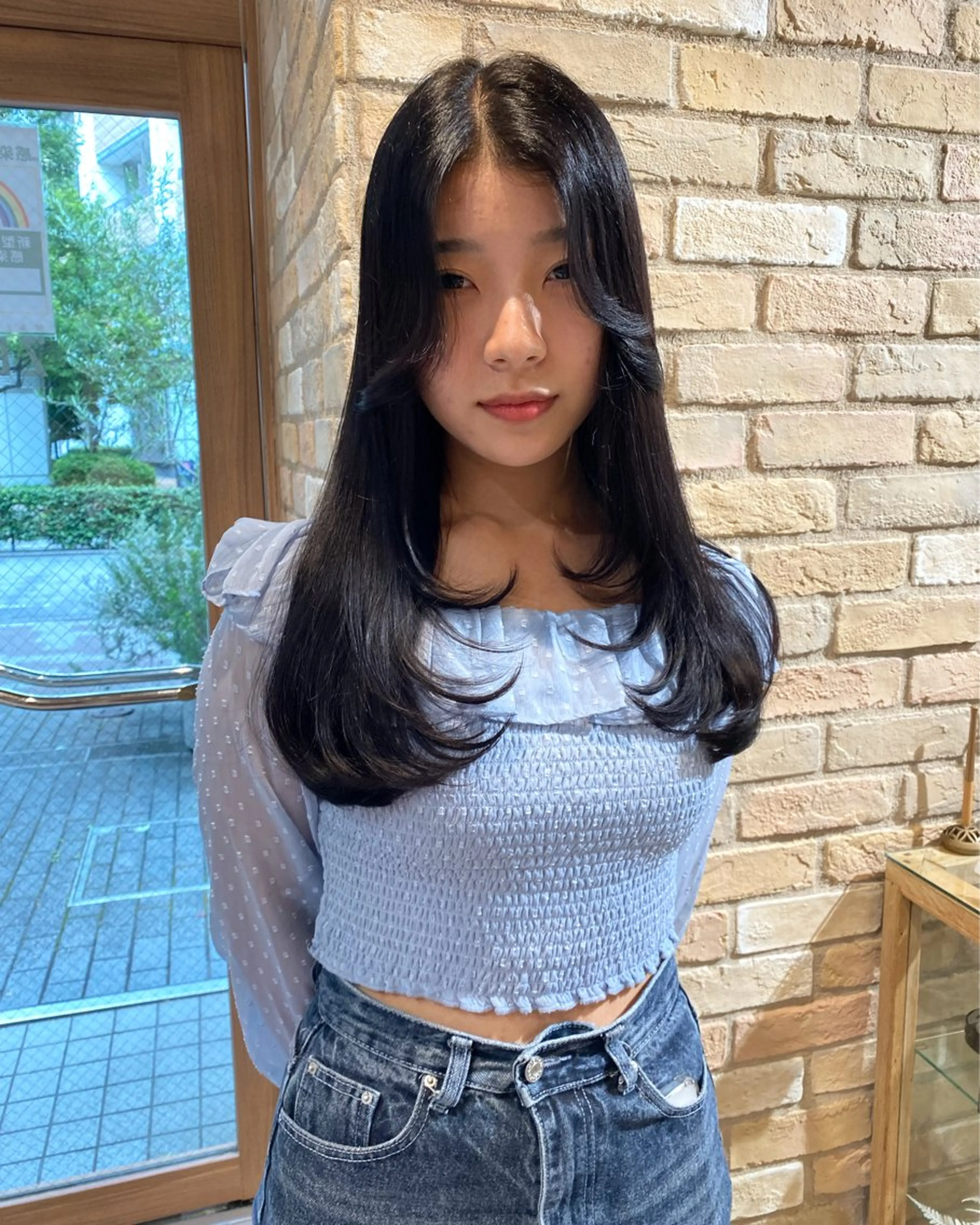 ロング ワンカールで盛れる レイヤー🎀Macoのヘアスタイル