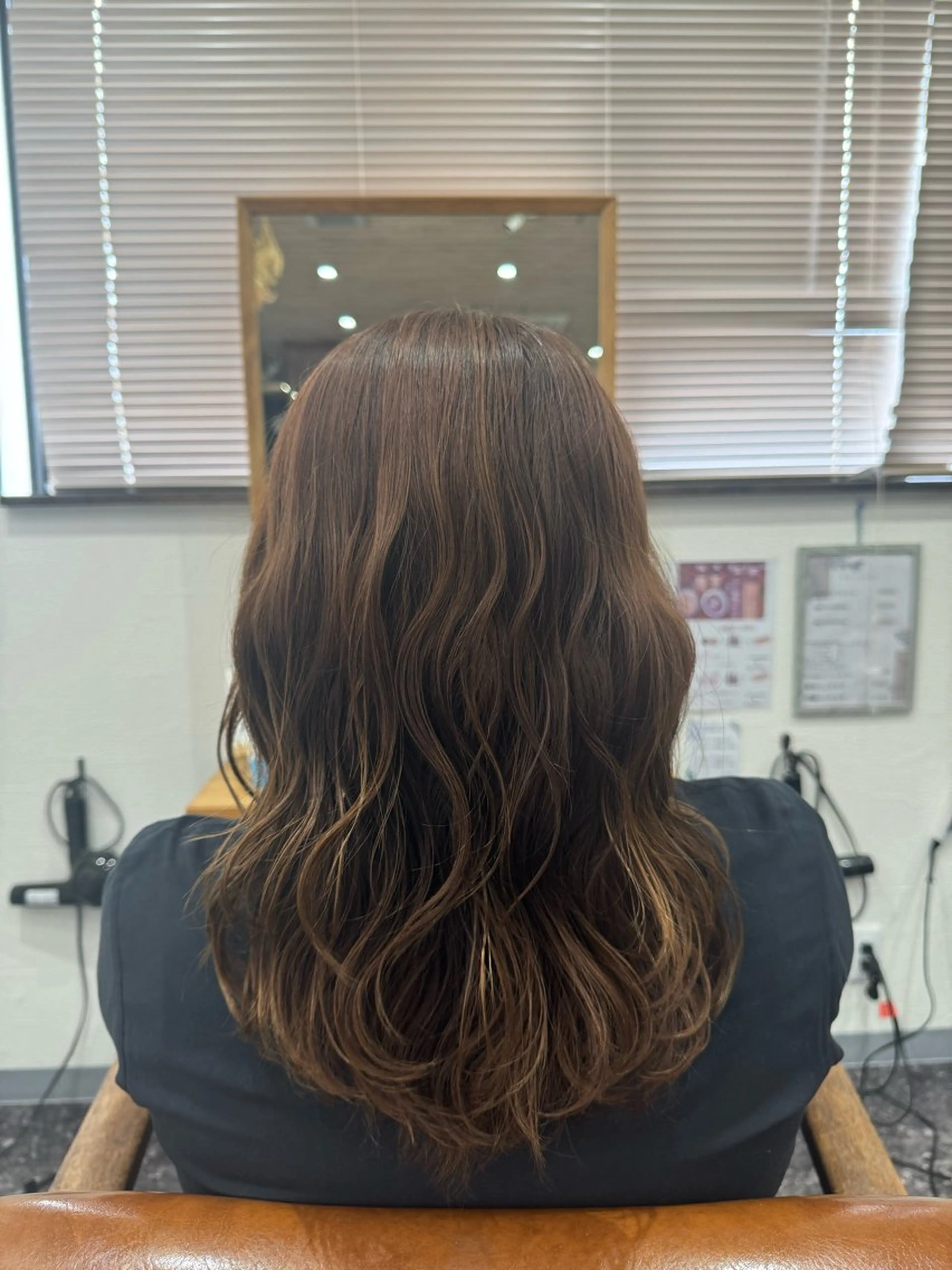 ミディアム カラー ブラウンカラー ナチュラルブラウン N-PLANTS 泉大津【yuua】のヘアスタイル