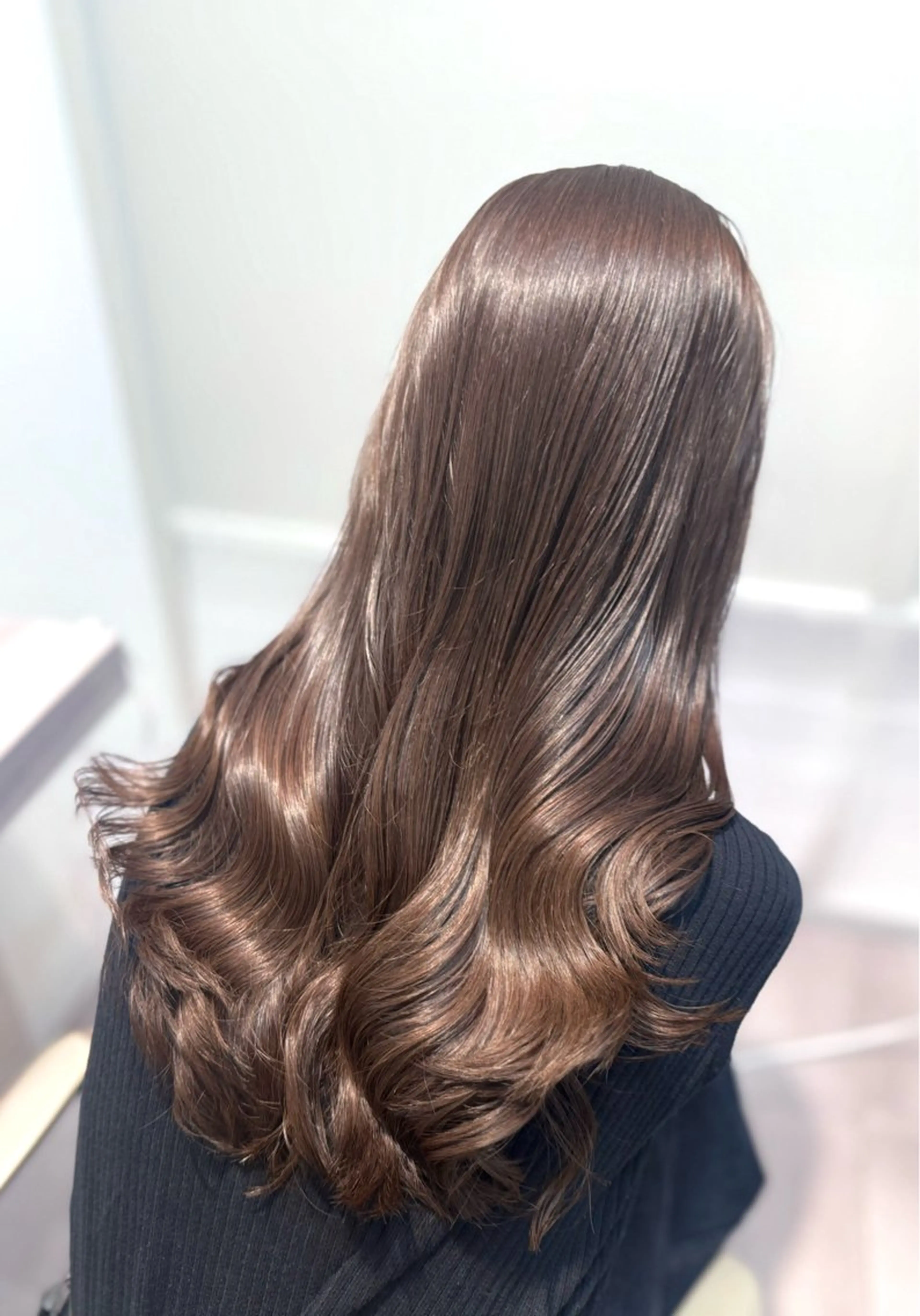 ロング カラー カット ヘアカラー トリートメント 渡邉 美咲のヘアスタイル