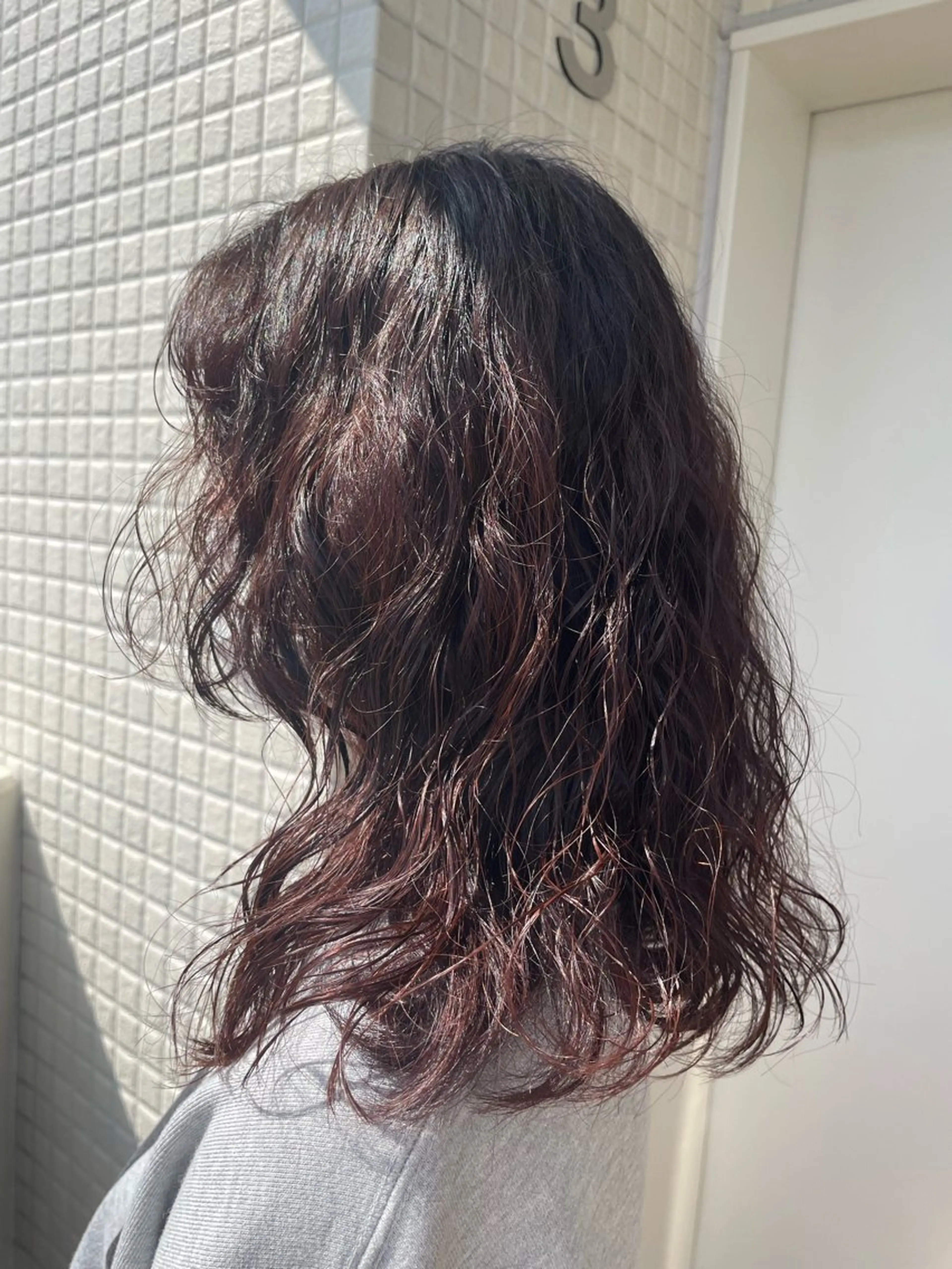 セミロング カラー パーマ 🎀レイヤー/パーマ カラー/ai🎀のヘアスタイル