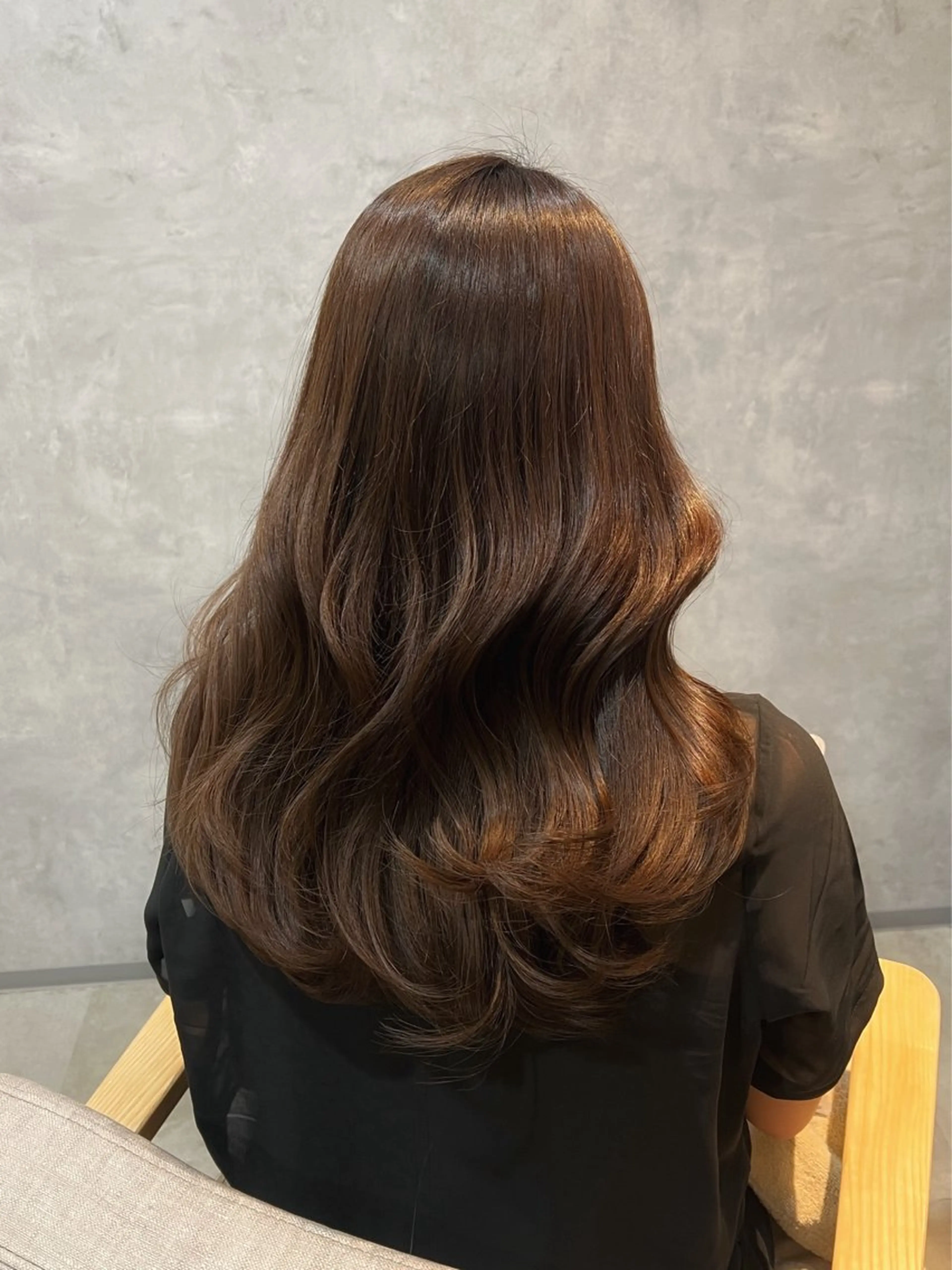 ロング カラー カット ヘアカラー トリートメント ヘッドスパ 中村 ひなたのヘアスタイル