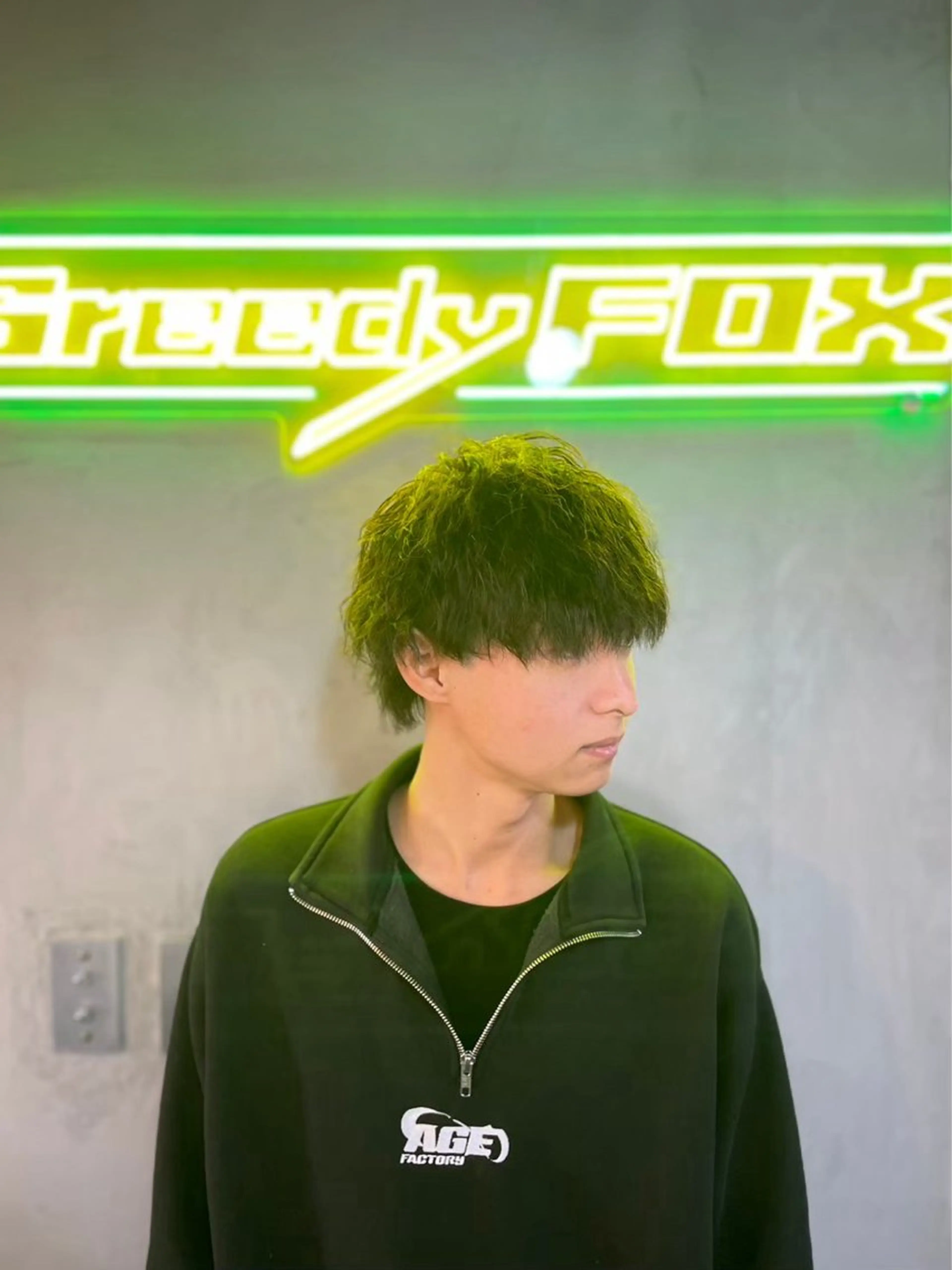 ミディアム パーマ カット パーマ dunhill 斉藤 大樹/メンズカットのヘアスタイル