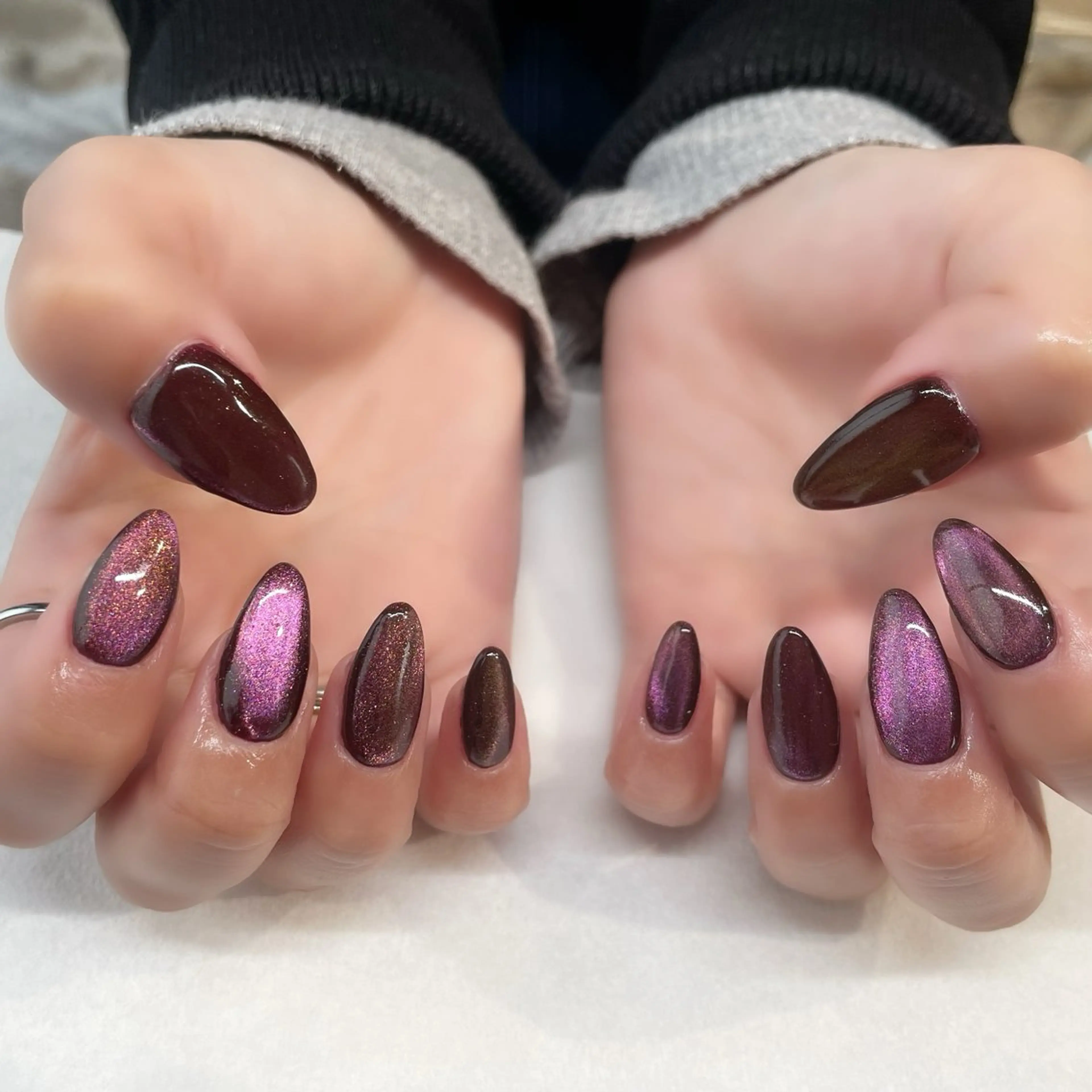 ネイル ハンドネイル 💎🐰 saki. m 🐰💎のネイルデザイン