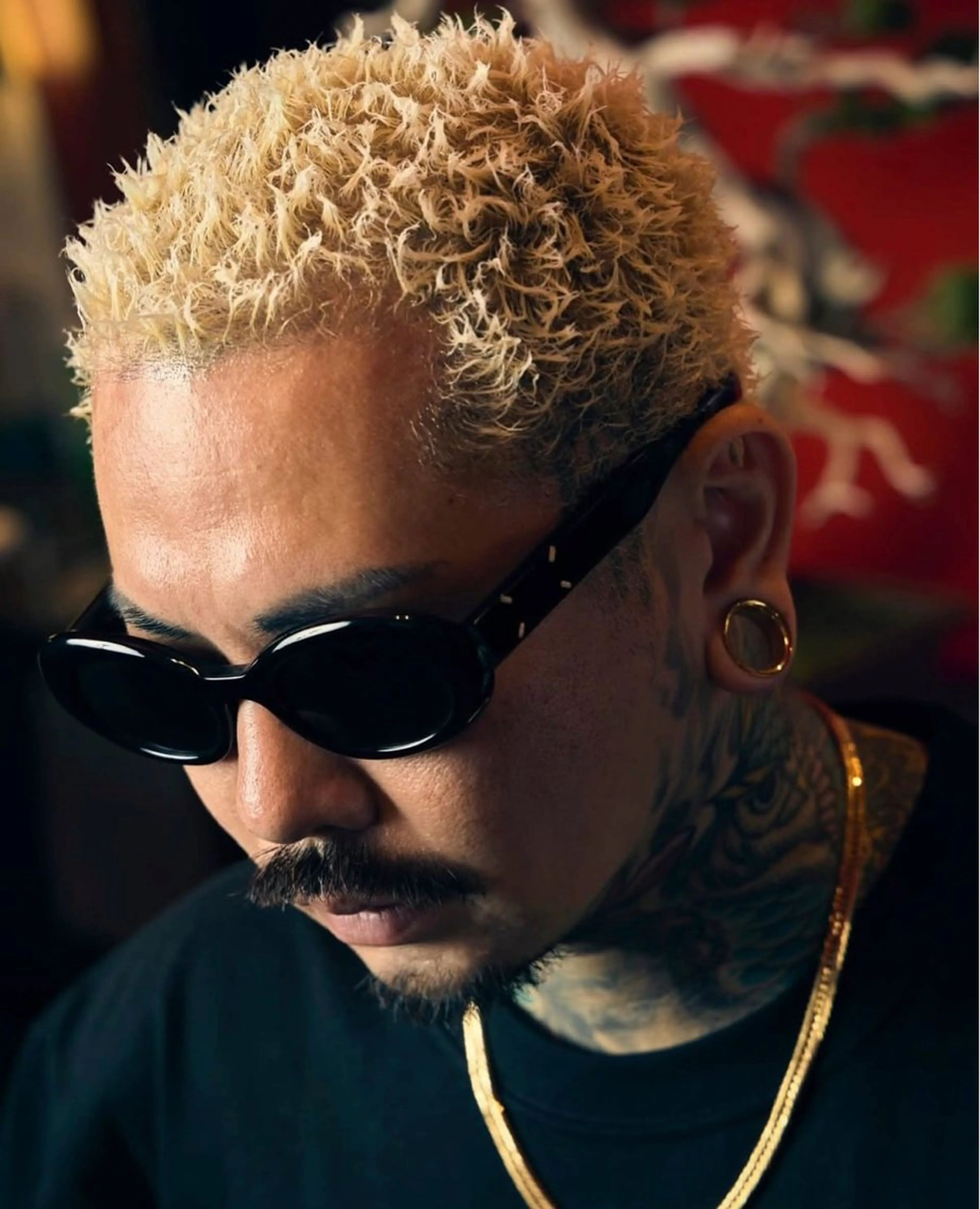 カラー パーマ メンズ メンズブリーチ メンズパーマ ブリーチ 断髪刈舞 STAFFのヘアスタイル