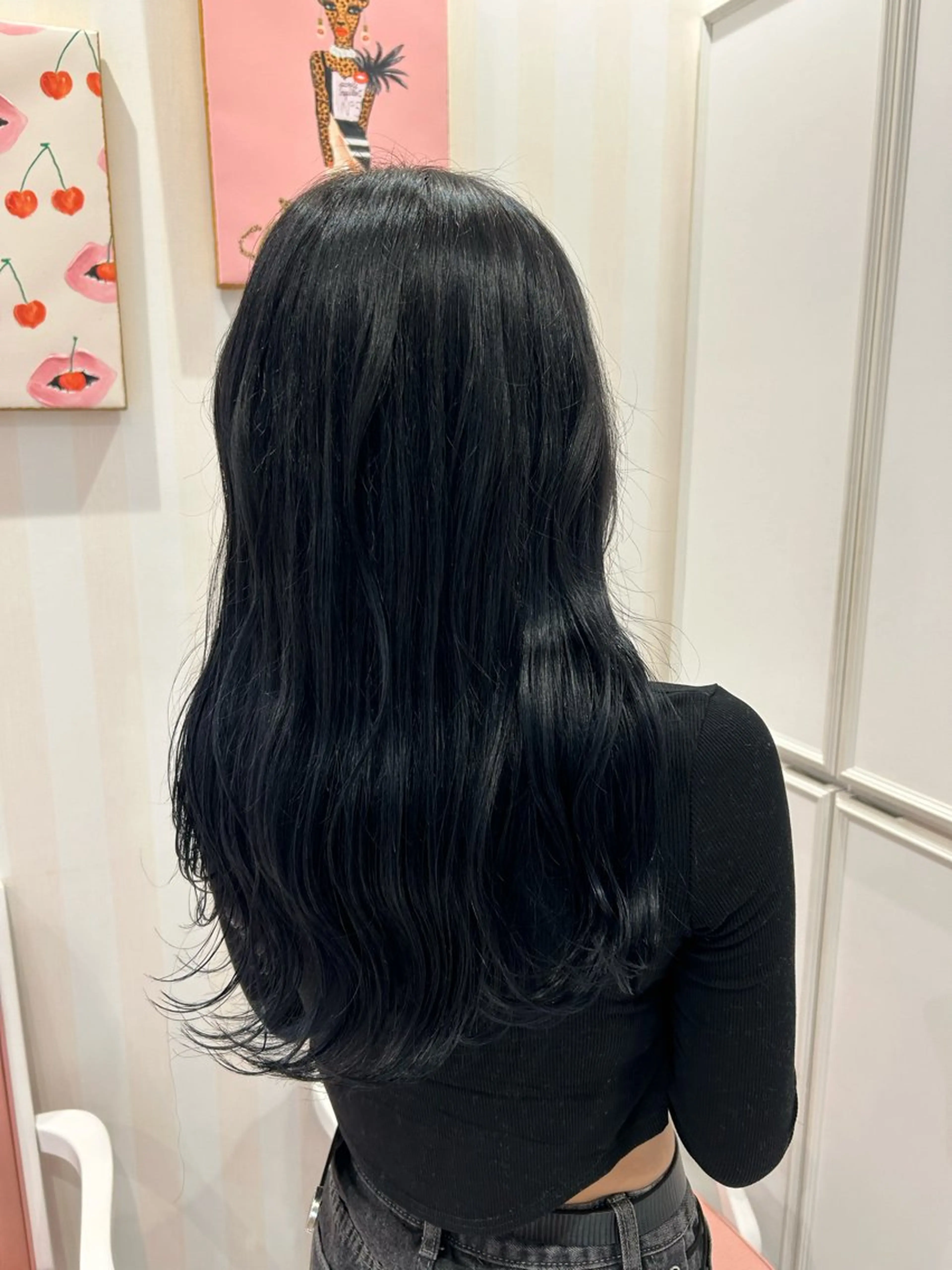 ロング ヘアカラー RINA/ハイトーン /レイヤー/髪質改善のヘアスタイル