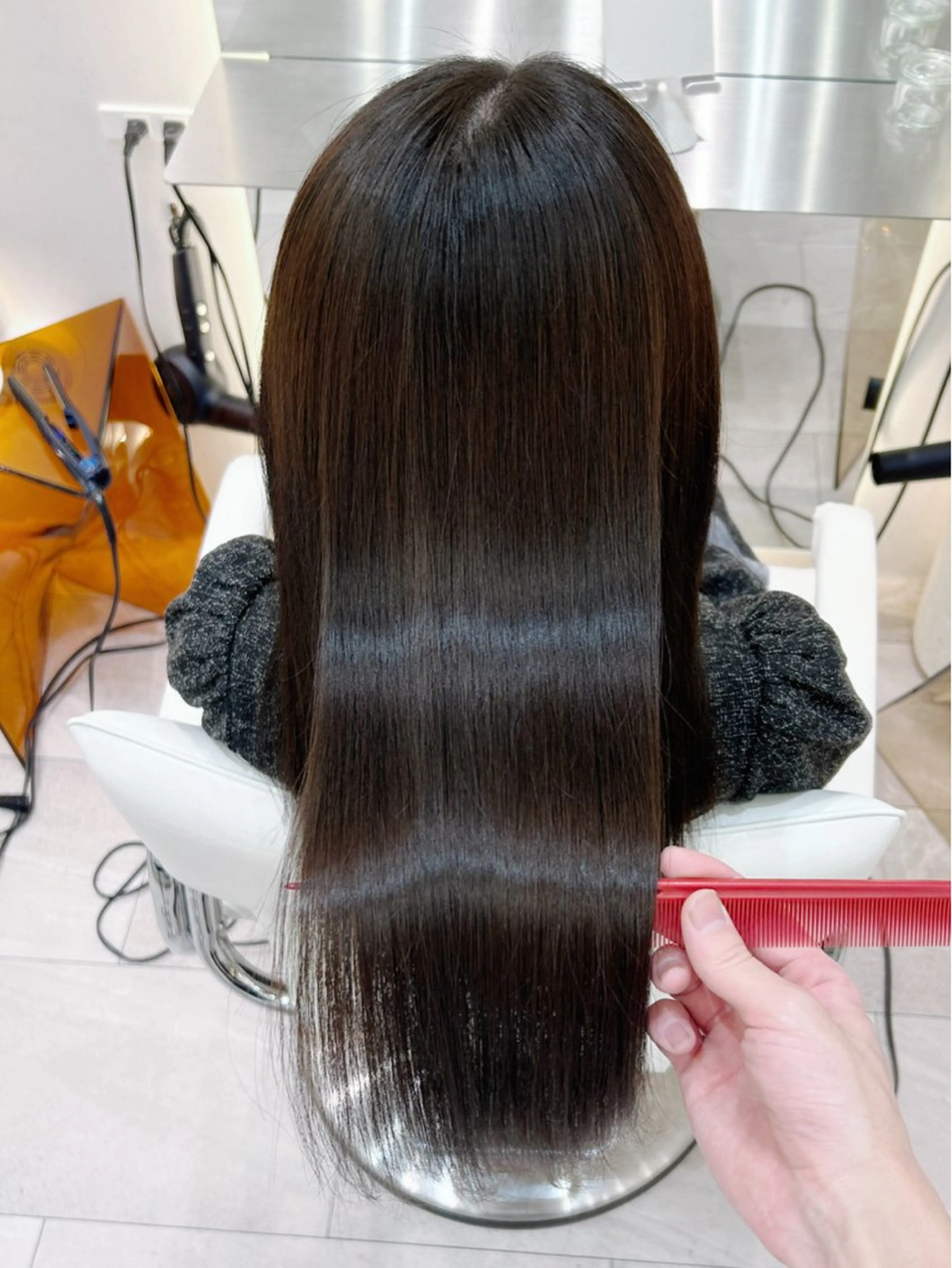 ロング 髪質改善 トリートメント ボブ/レイヤーボブ/ 髪質改善/梶川 夏季のヘアスタイル